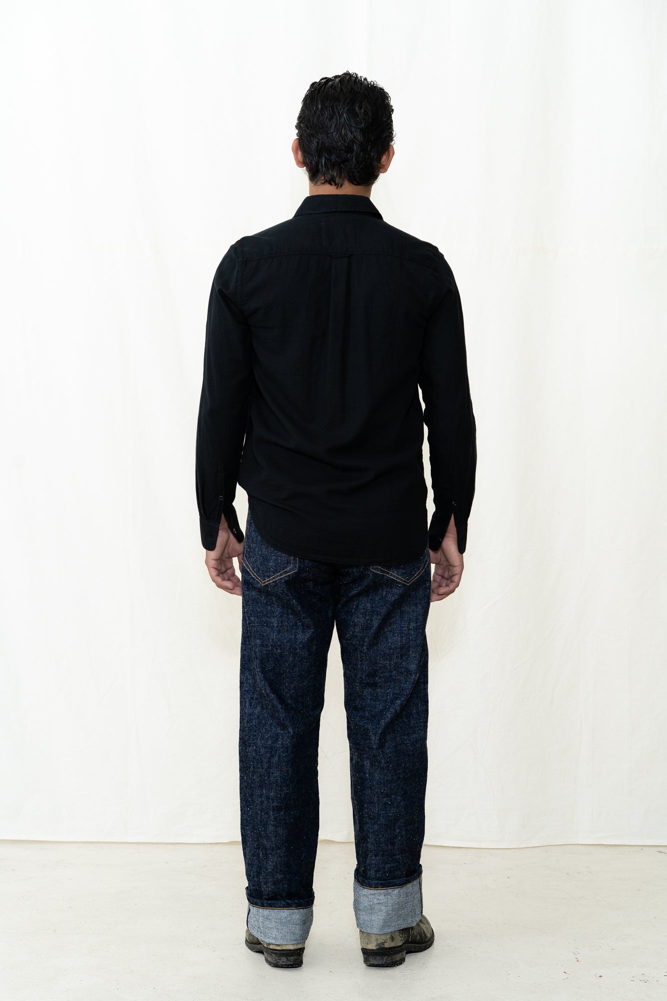 HANSEN Henning Shirt in Black / White