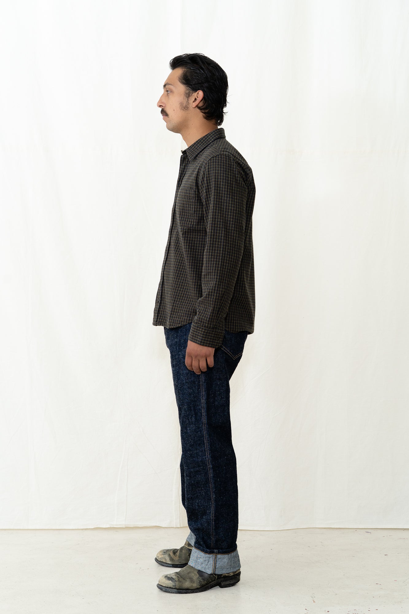 HANSEN Raymond Shirt in Dark Check