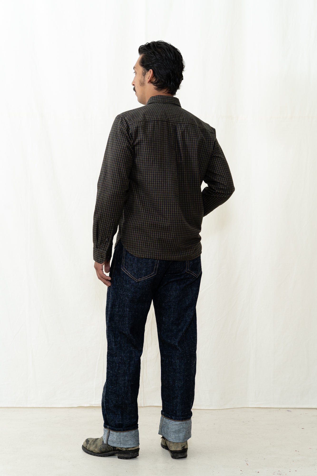 HANSEN Raymond Shirt in Dark Check