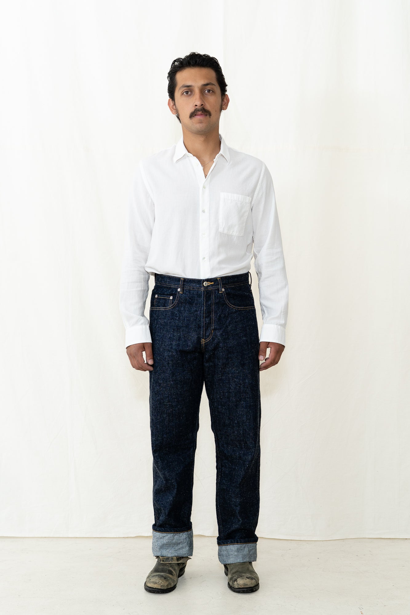 HANSEN Henning Shirt in Black / White