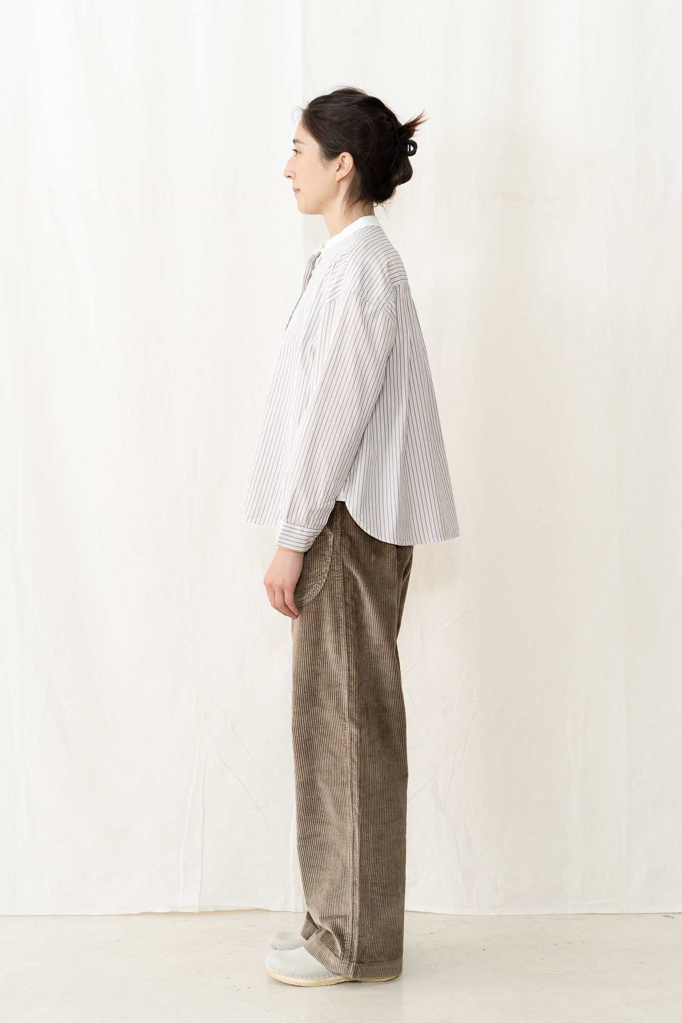 Peppino Peppino Type 185 Native Shirt in Brown Stripe