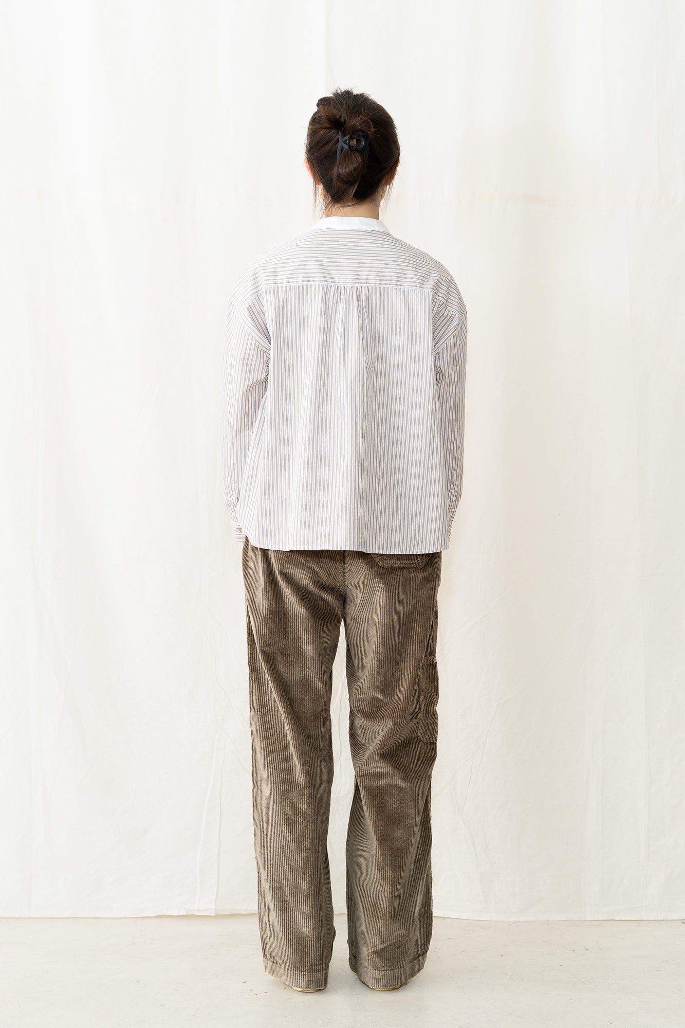 Peppino Peppino Type 185 Native Shirt in Brown Stripe