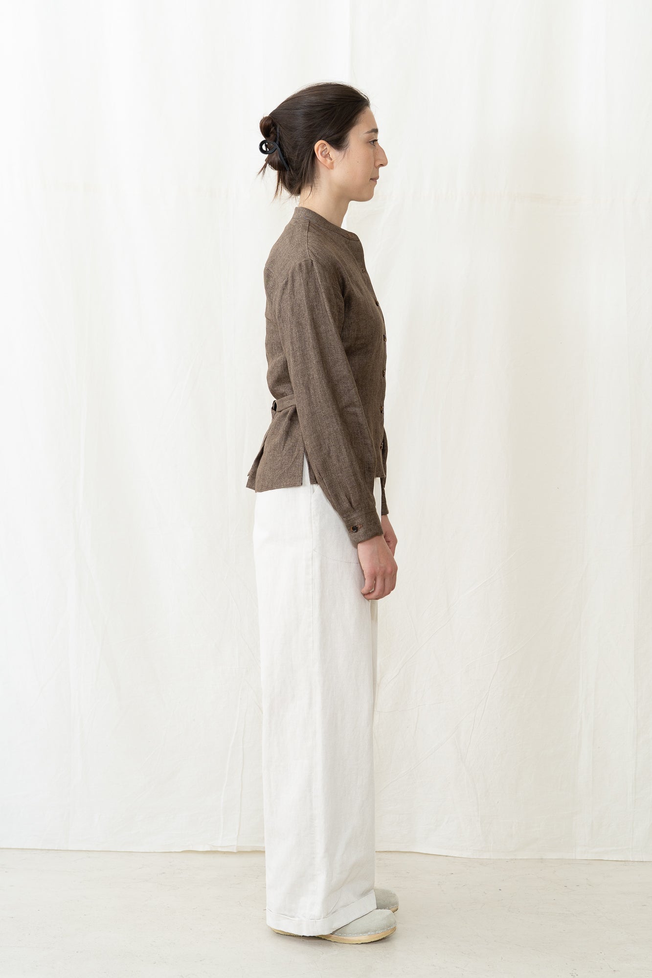 HYE SUN MUN Edith Belted Shirt