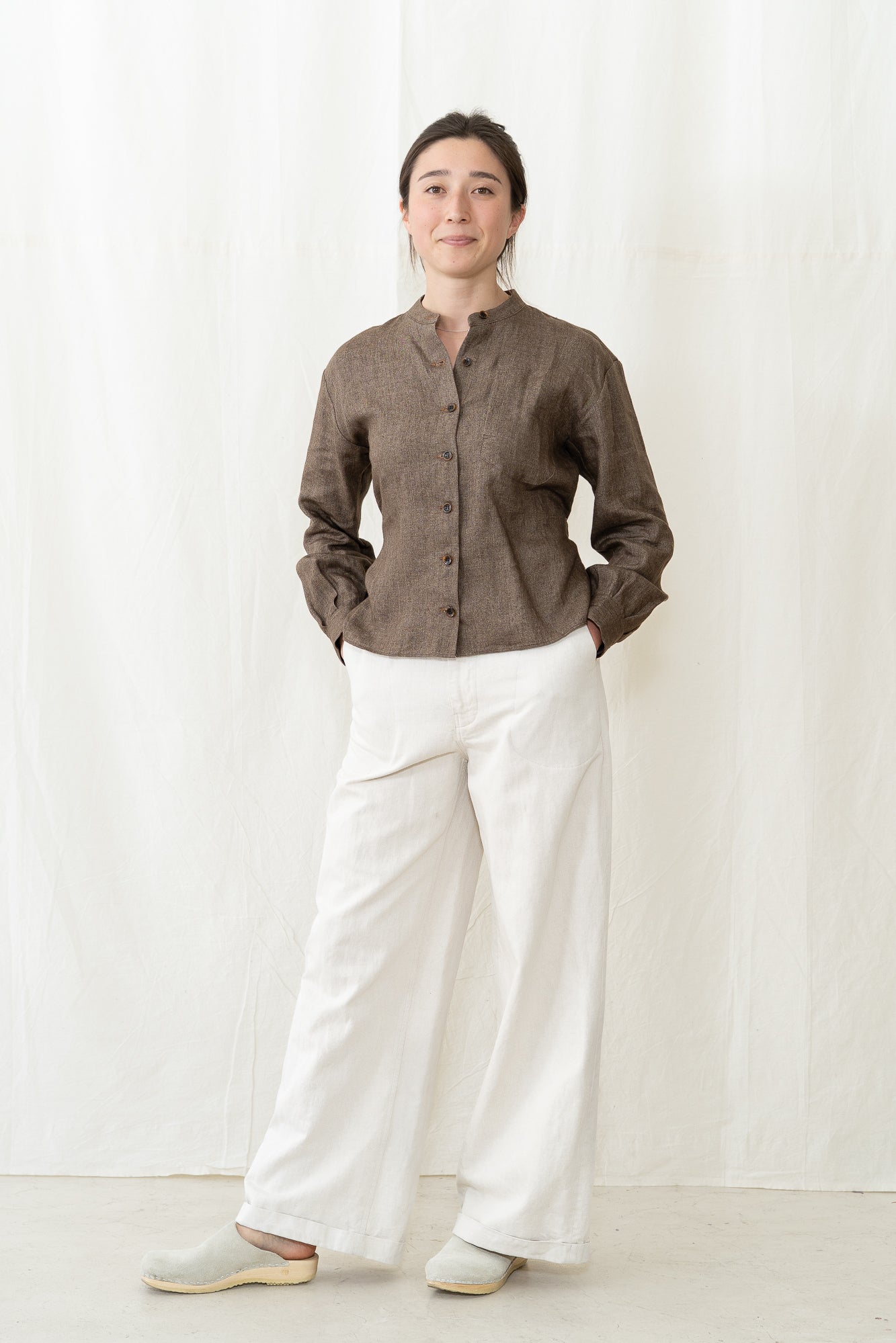 HYE SUN MUN Edith Belted Shirt