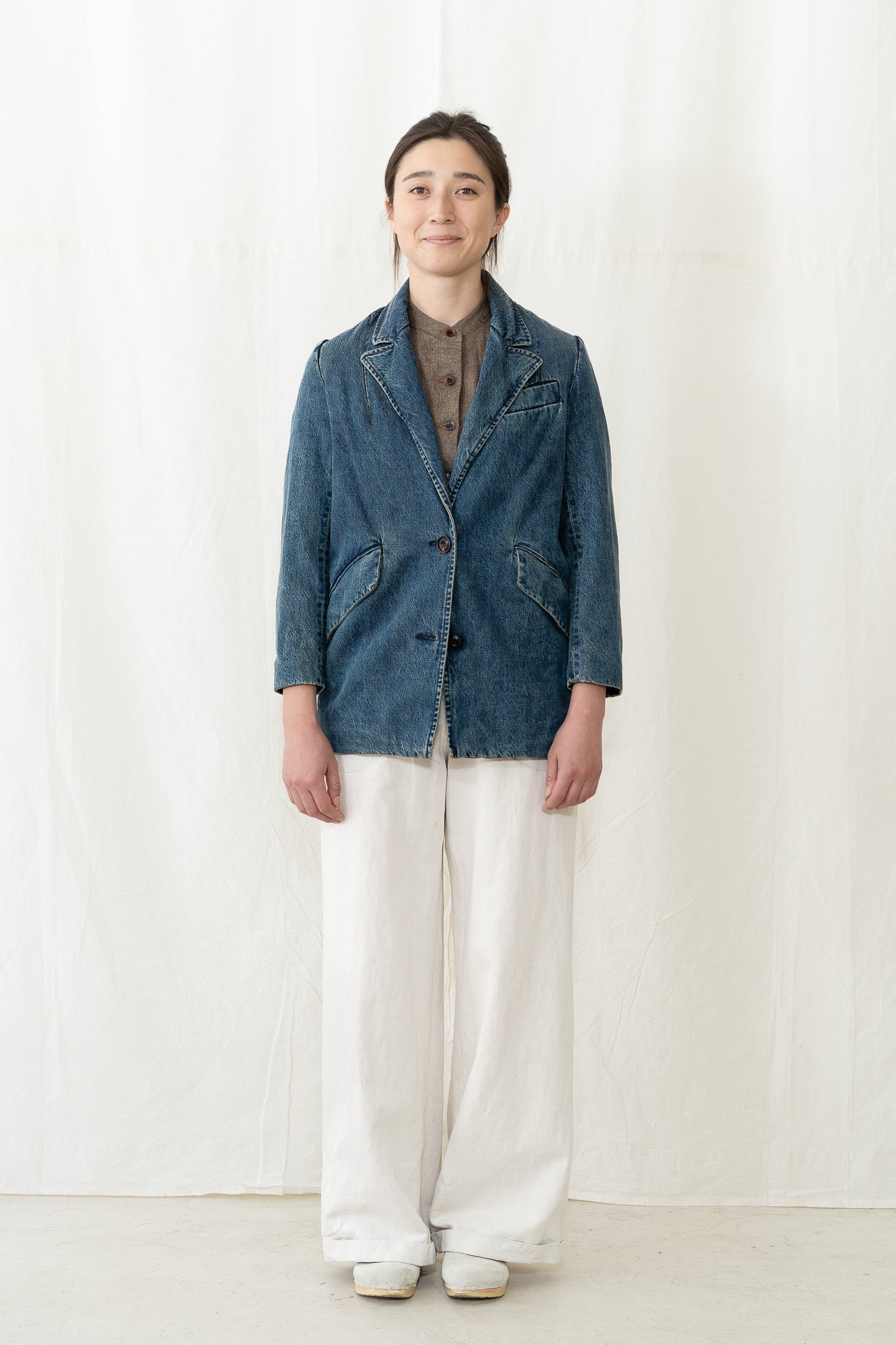 HYE SUN MUN Reese Denim Blazer