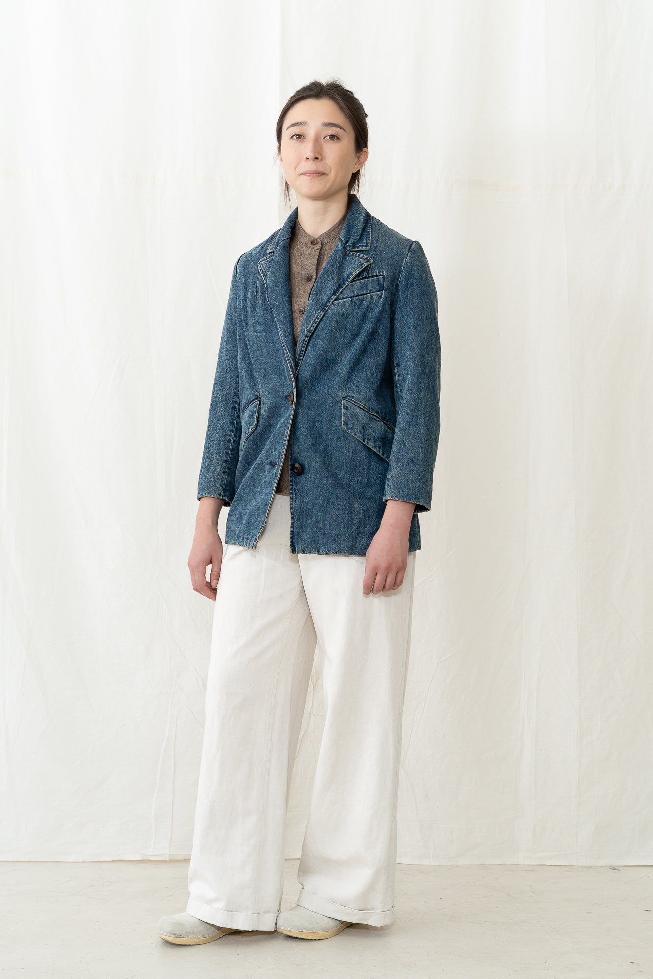 HYE SUN MUN Reese Denim Blazer
