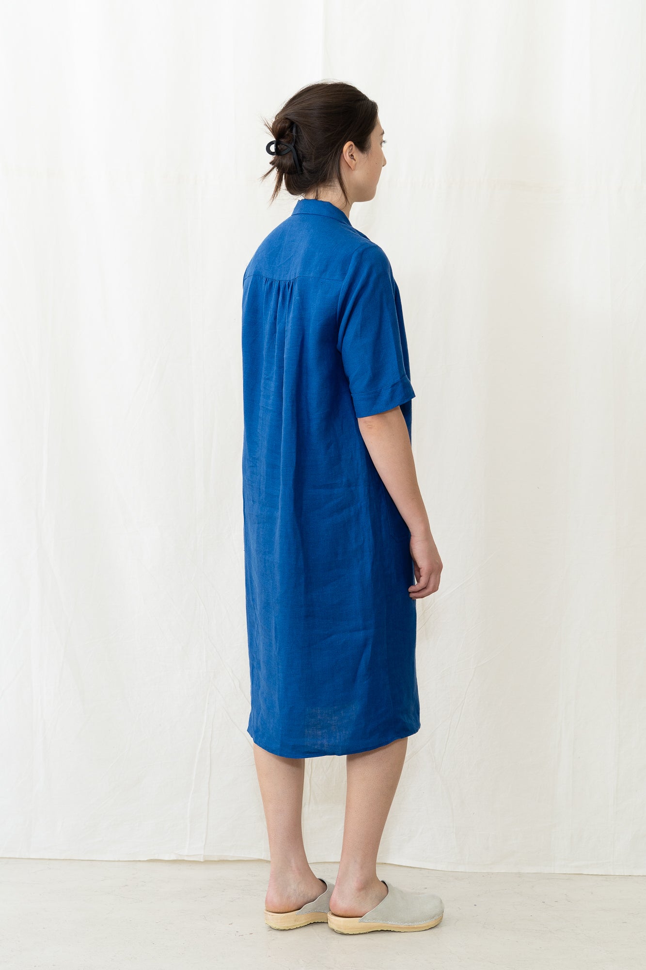 HYE SUN MUN Irina Dress in Azure Blue