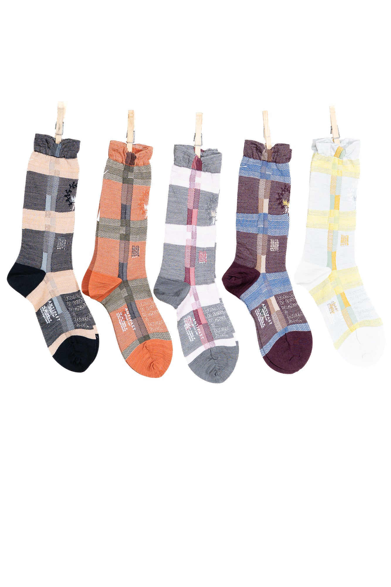 Antipast Darning Check Women's Socks