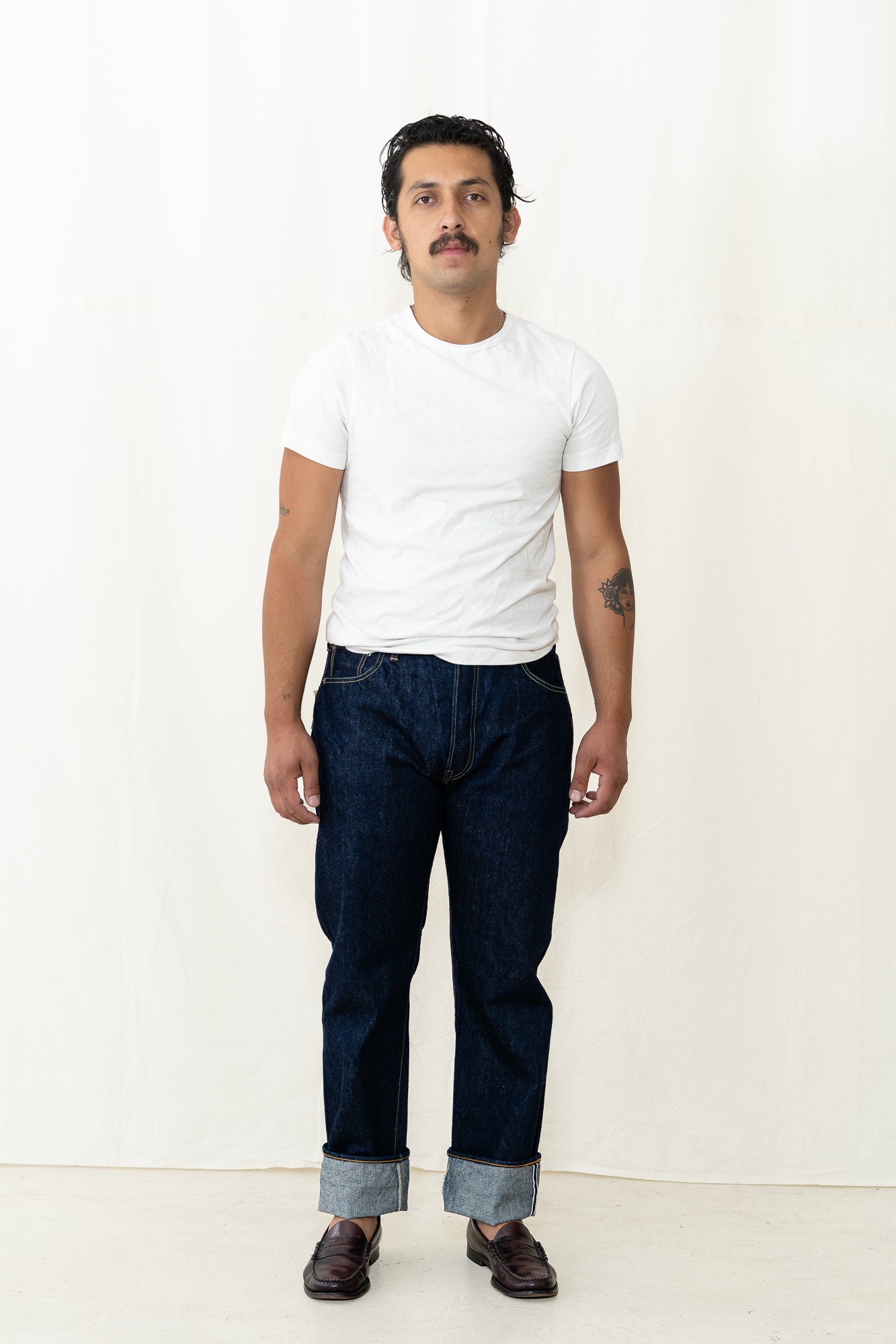 OrSlow 105 Standard Denim Jeans - One Wash