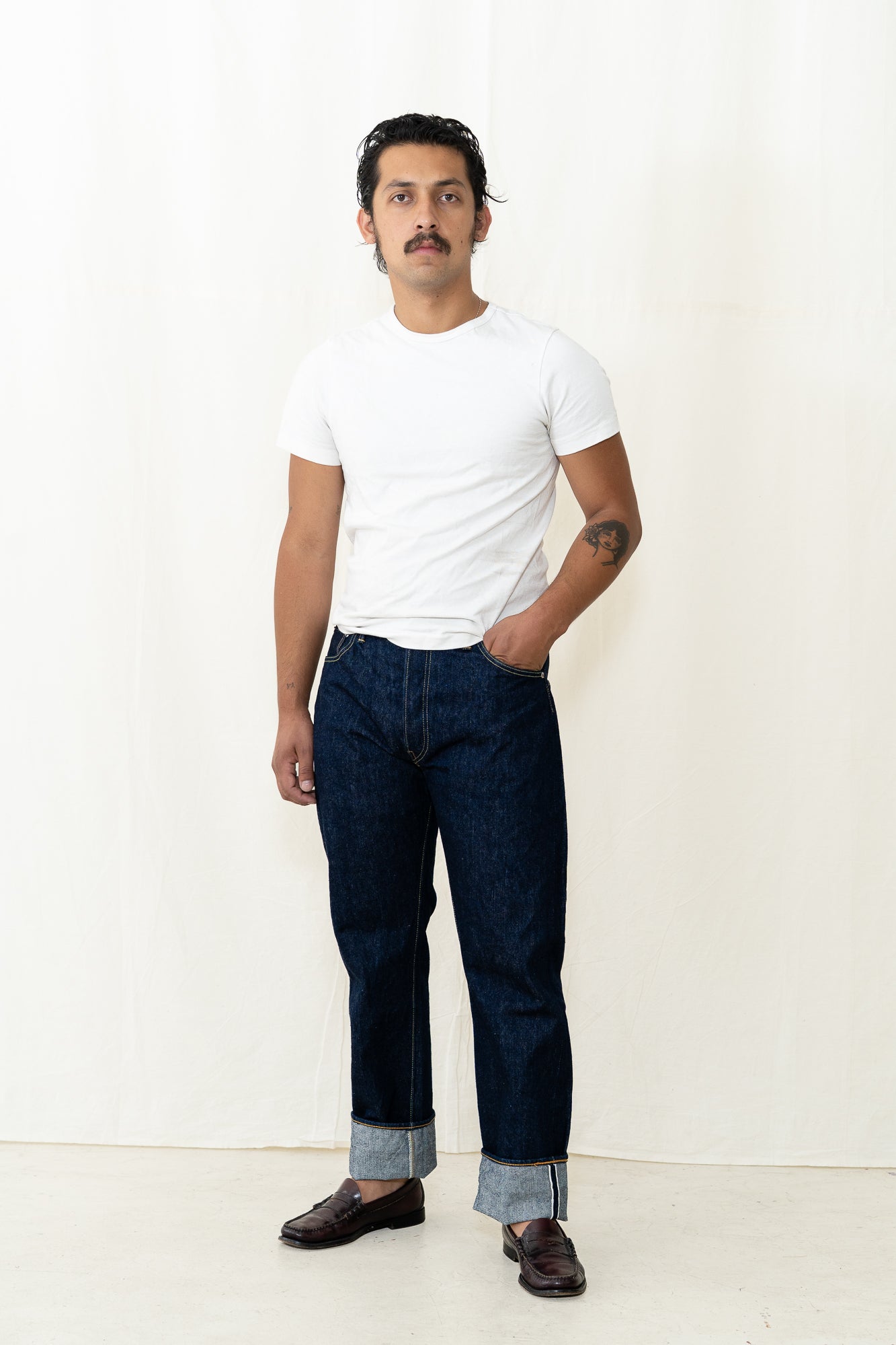 OrSlow 105 Standard Denim Jeans - One Wash