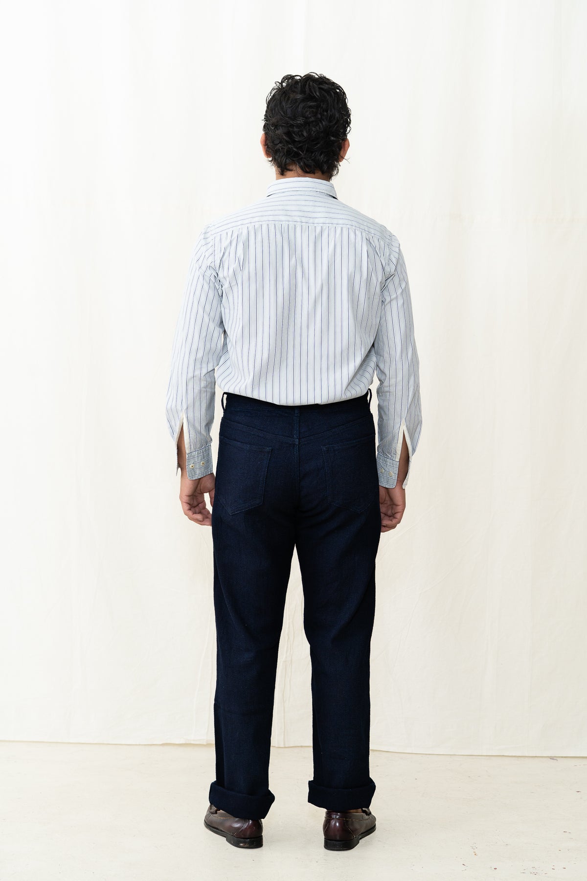 HANSEN Dean in Indigo Dobby