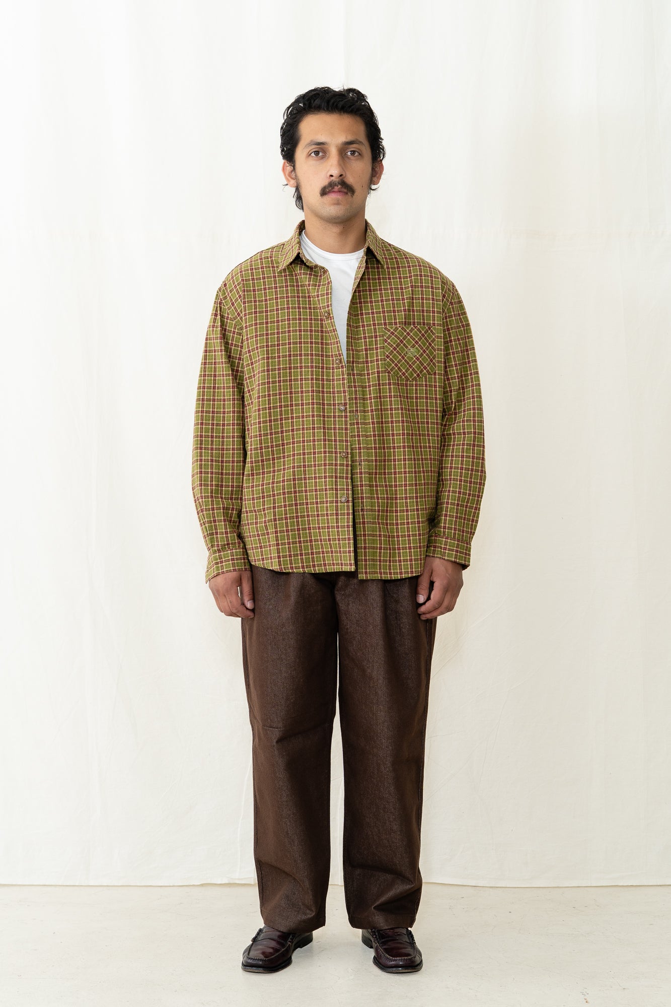 Kappy Nomad Plaid Shirt in Green