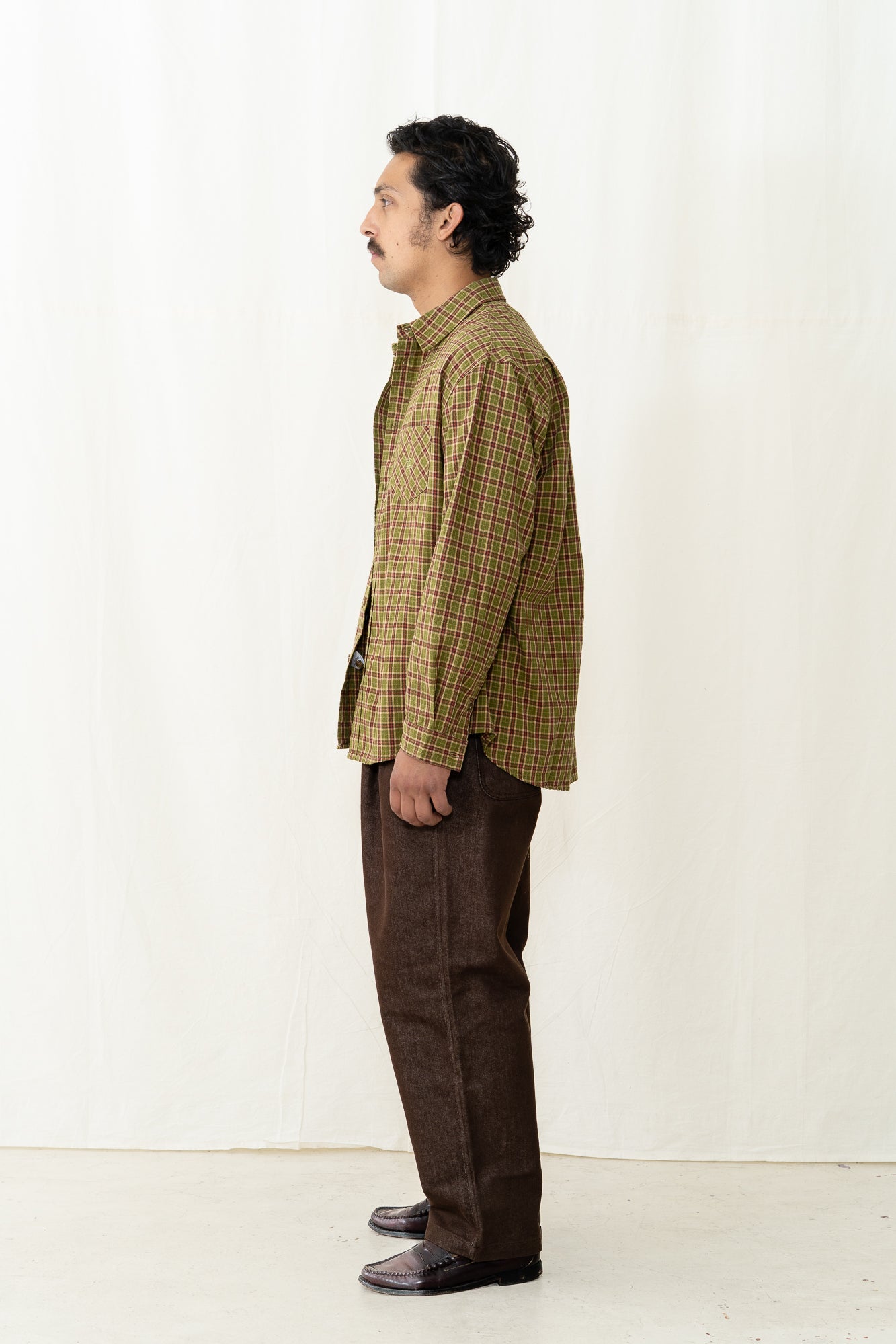 Kappy Nomad Plaid Shirt in Green
