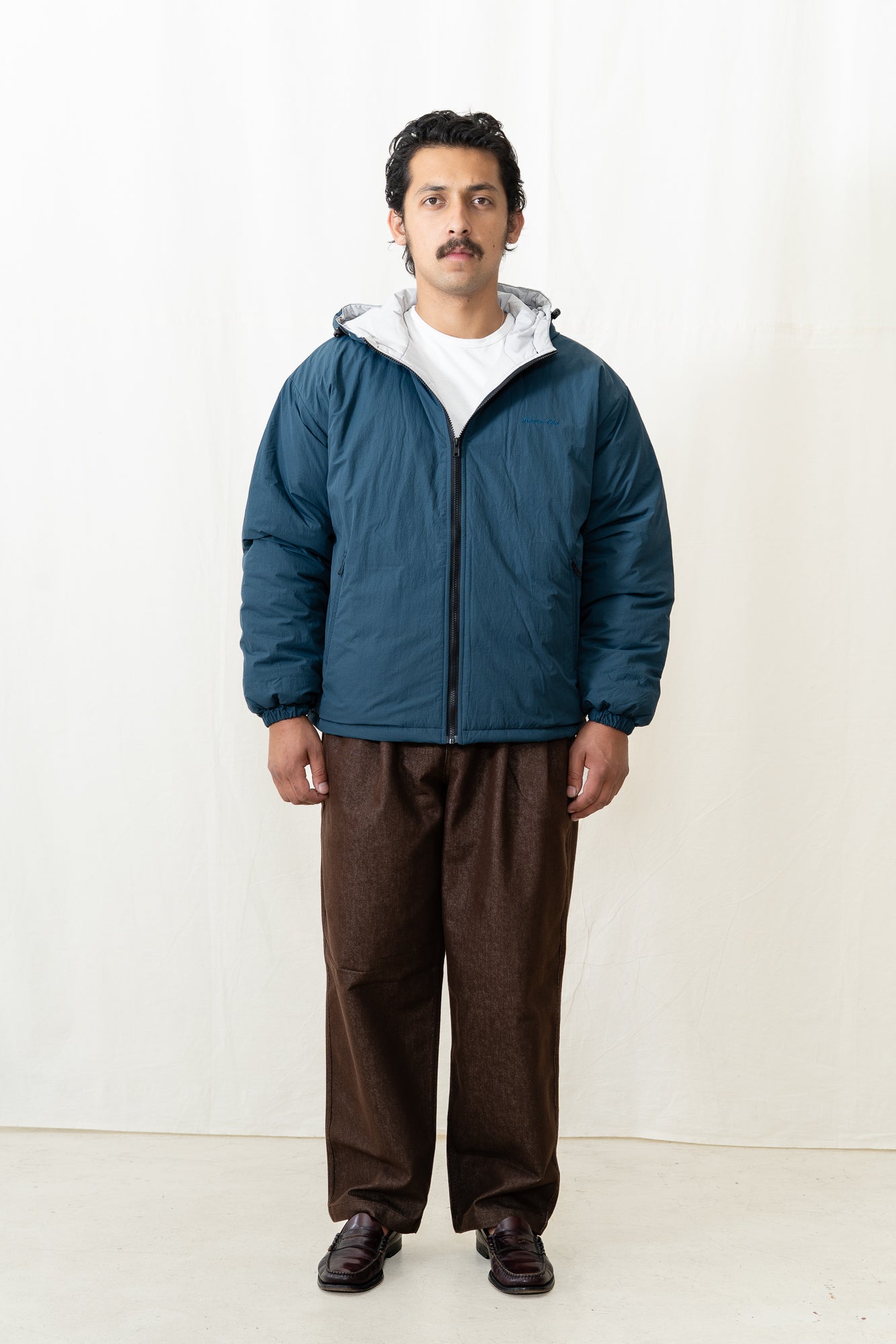 Kappy 3M Sunrise Club Padding Shirt in Blue