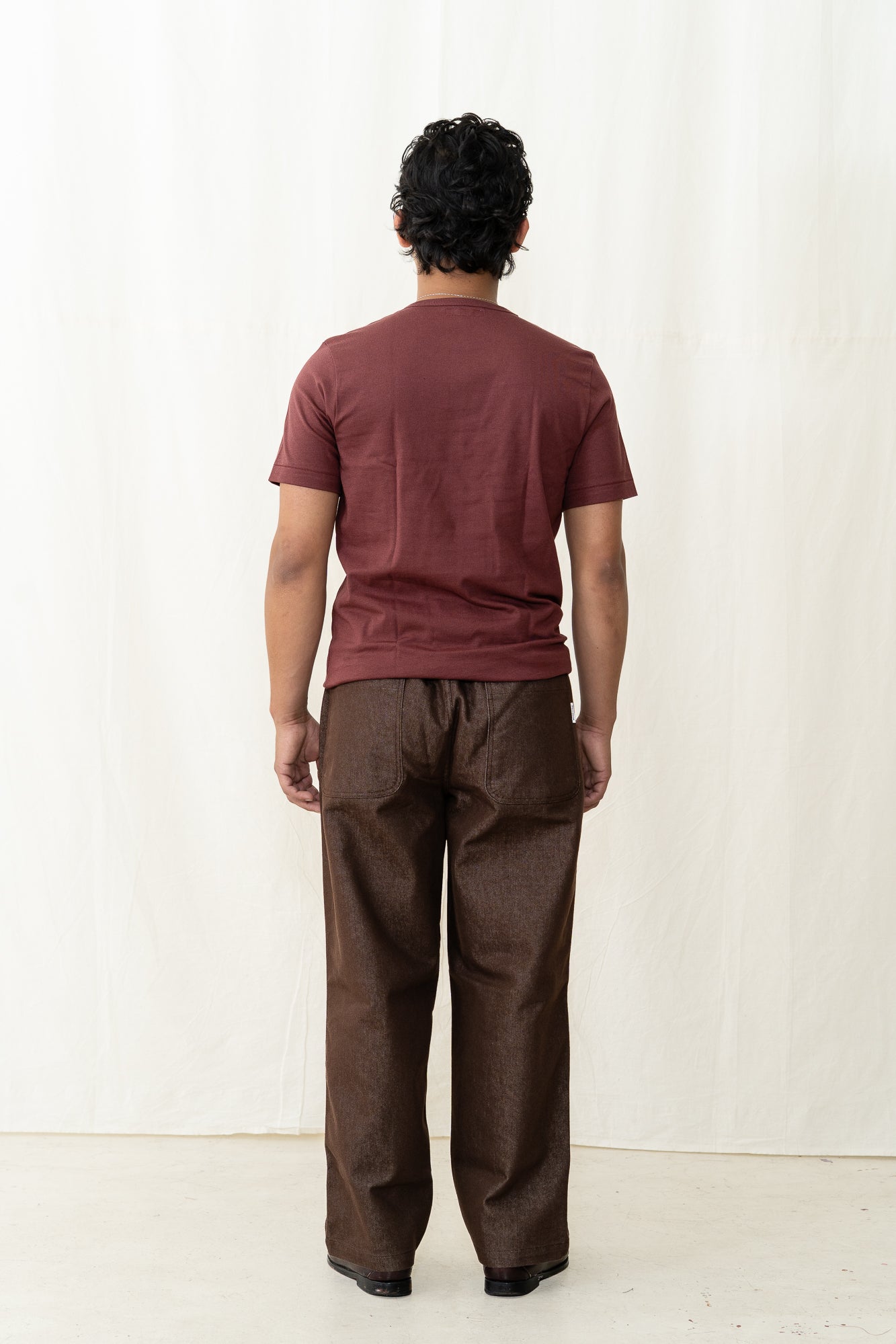 Merz b. Schwanen 2M15 T-Shirt in Burgundy