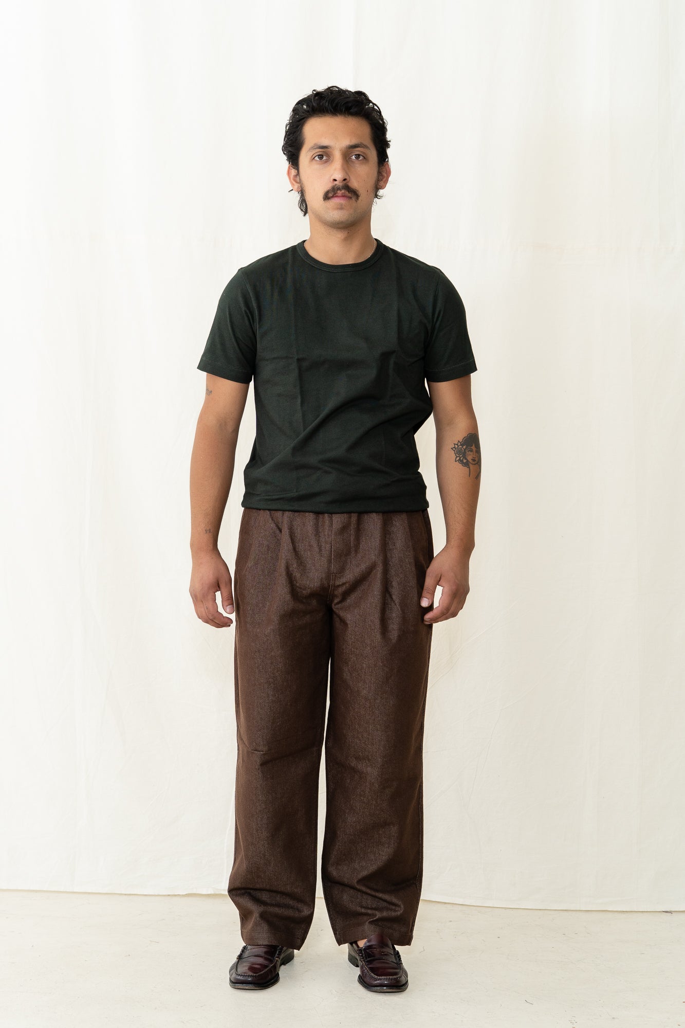 Merz b. Schwanen 2M15 T-Shirt in Forest