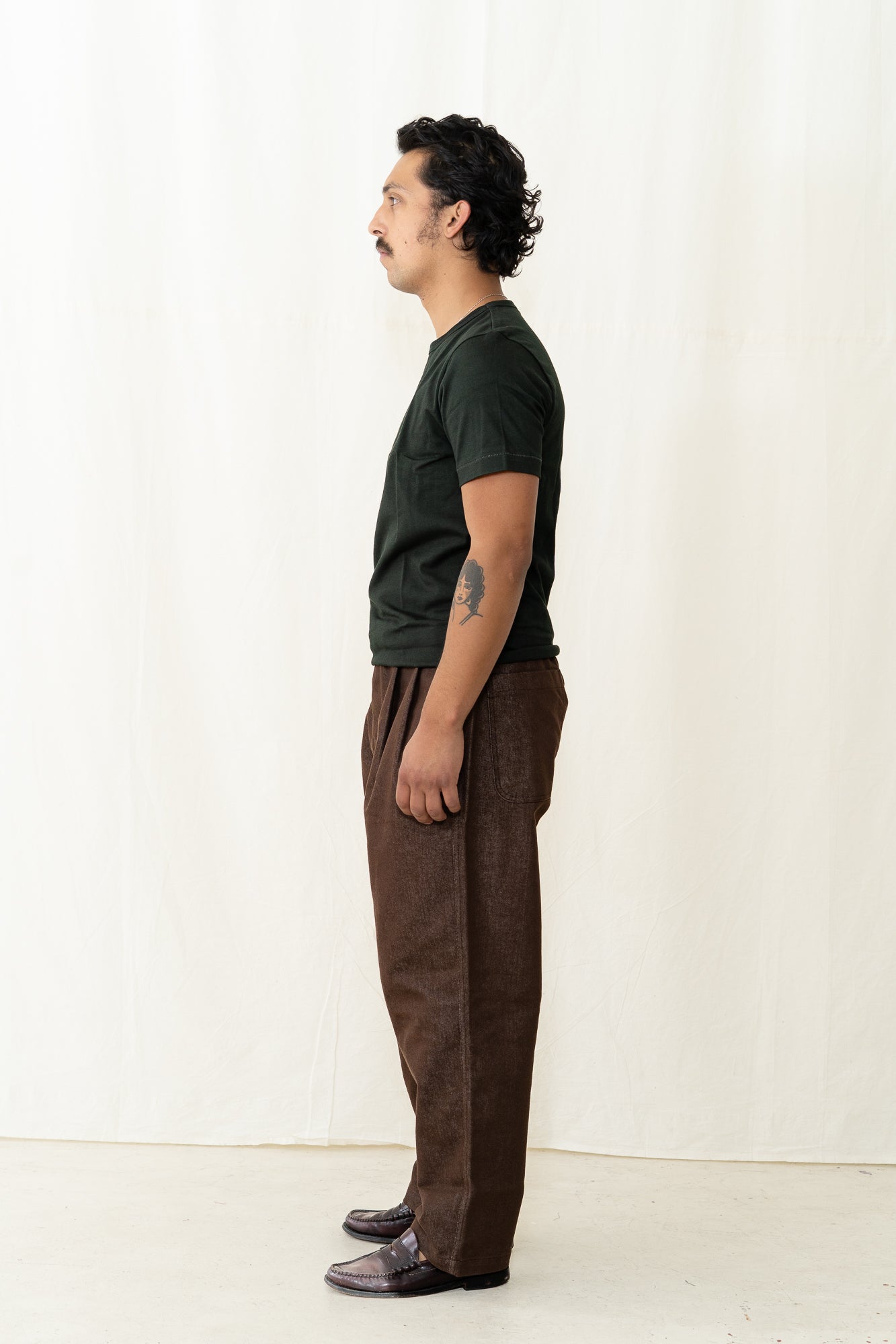 Merz b. Schwanen 2M15 T-Shirt in Forest
