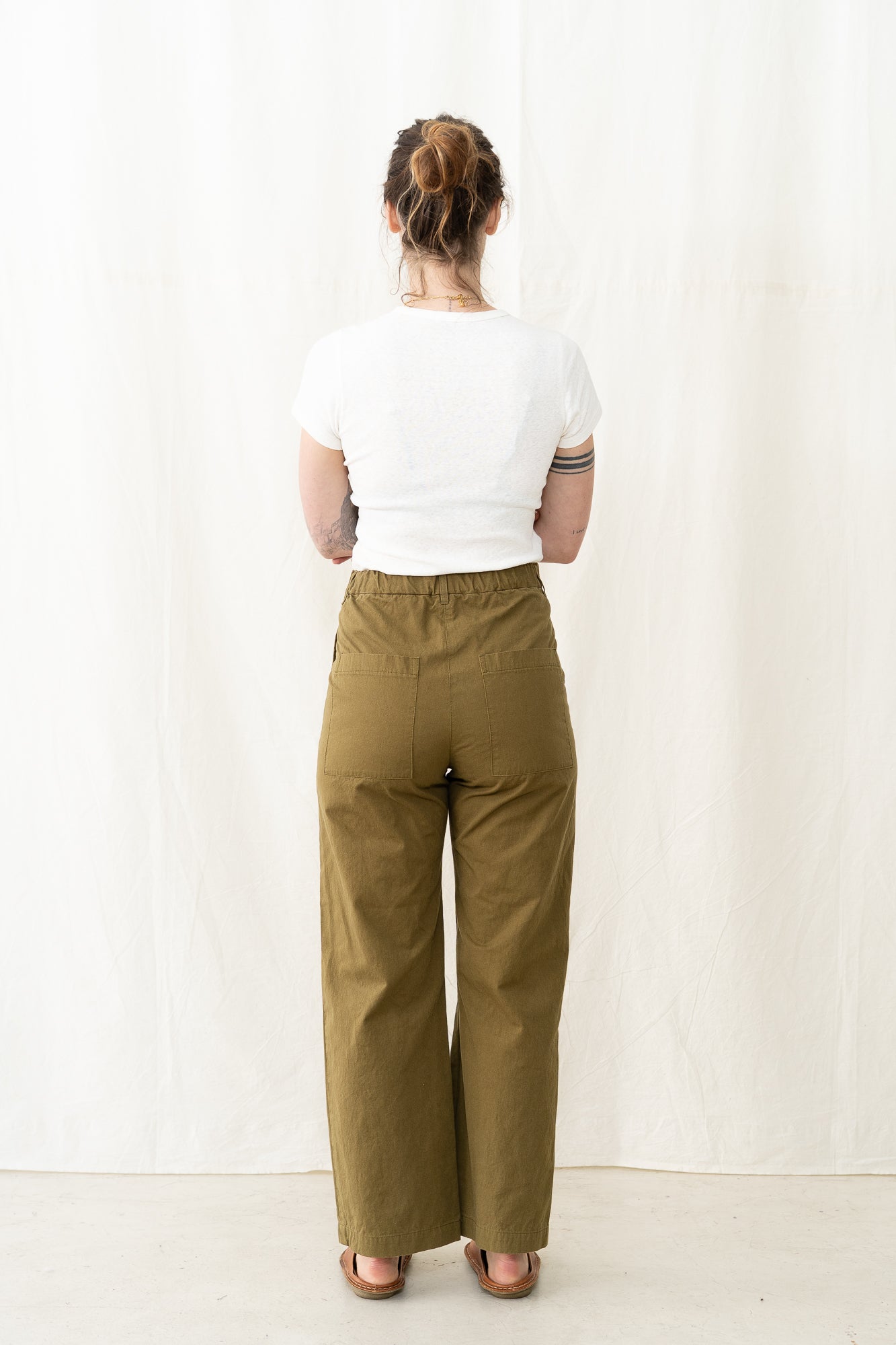 SARAHWEAR Carole Pant HD Twill Khaki