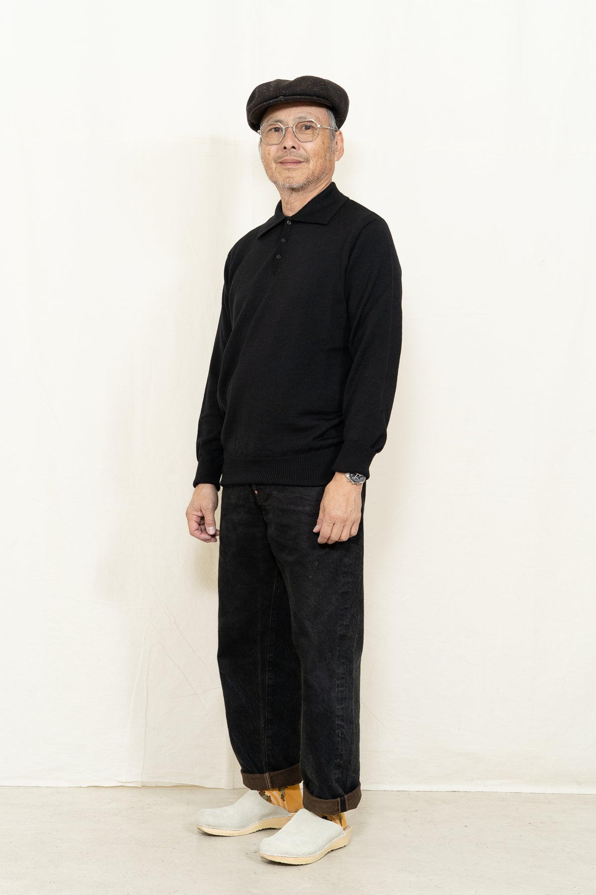GRP TEC 1 Sailor Polo in Black