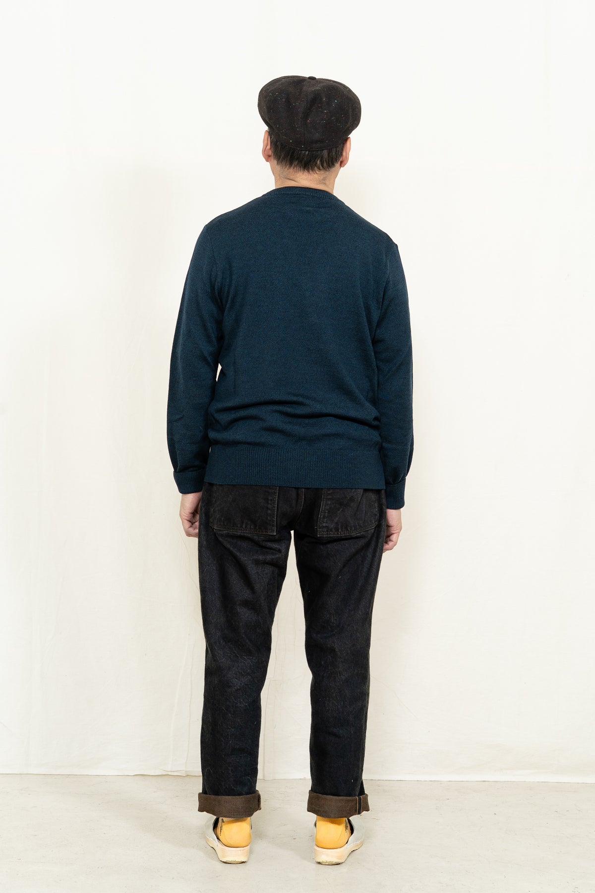 GRP TEC1 L/S Crewneck Sweater in Oil Mouline