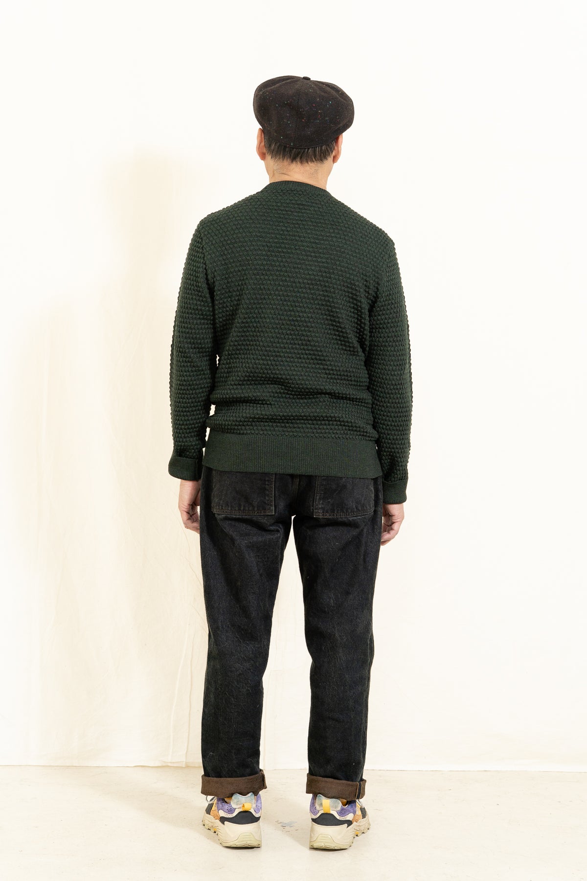 GRP TEC2 L/S Crewneck Sweater in Dark Green