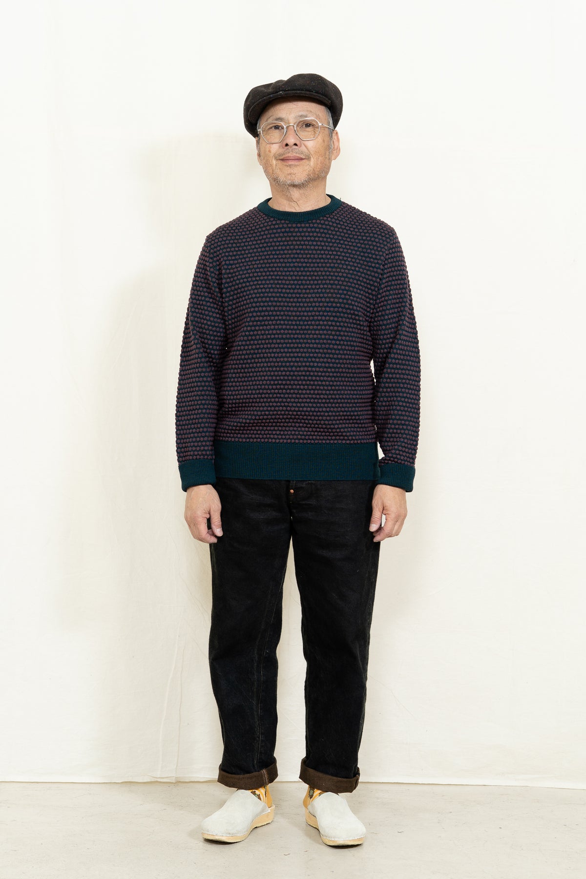 GRP TEC2BIC L/S Crewneck in Green Eggplant
