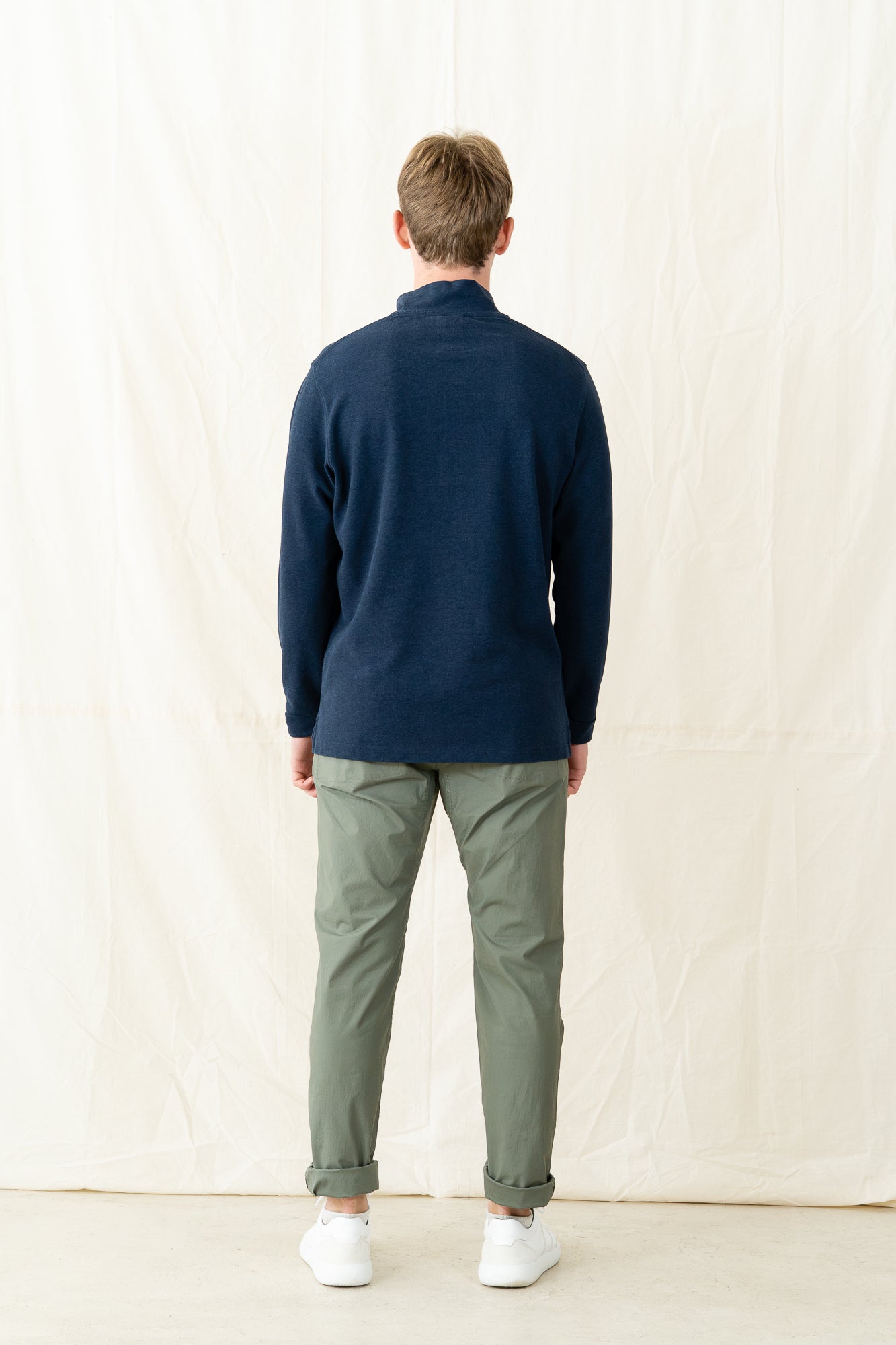 Relwen Pique Button Mock