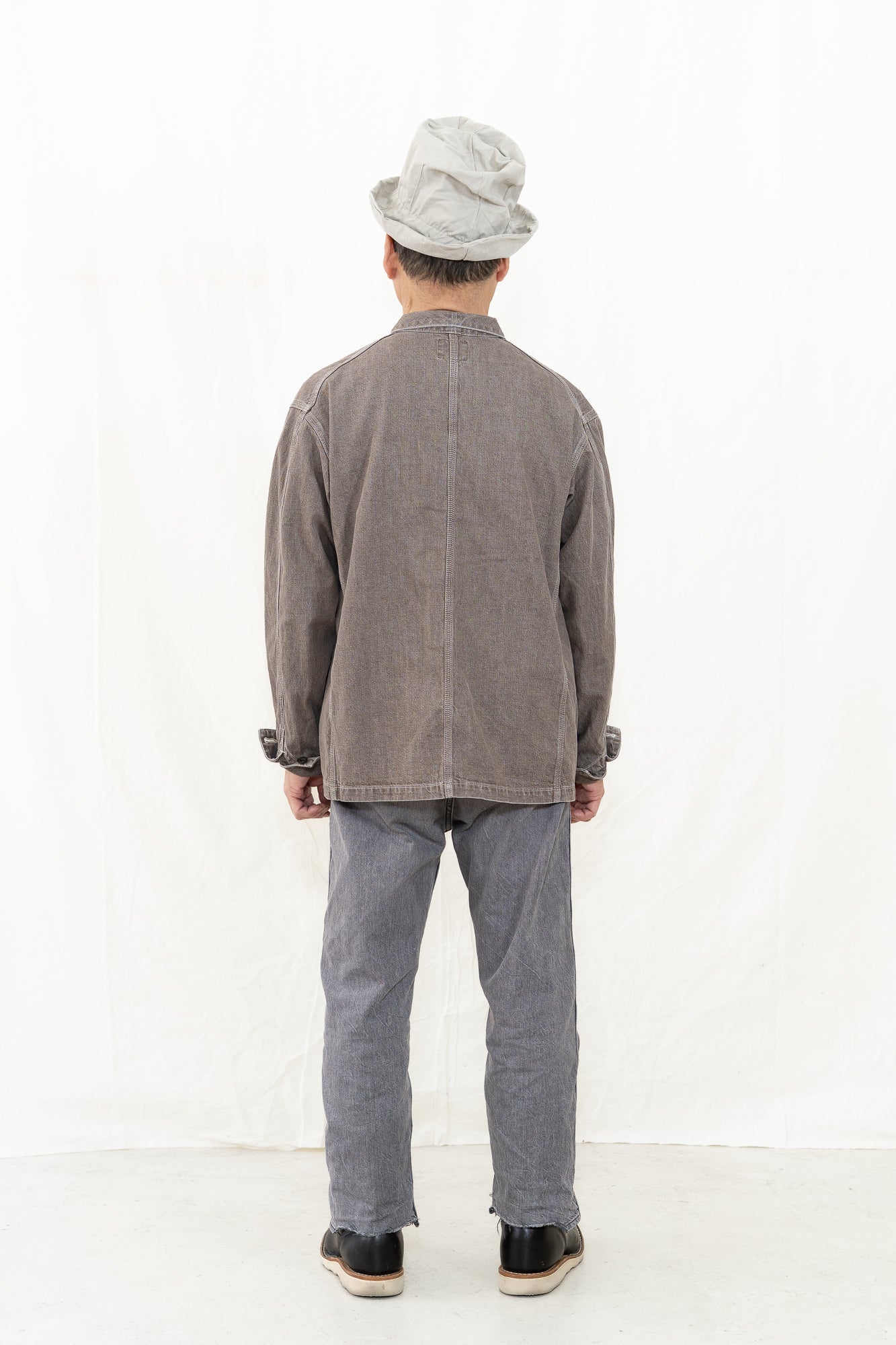 Chimala Brown Denim Short Chore Jacket