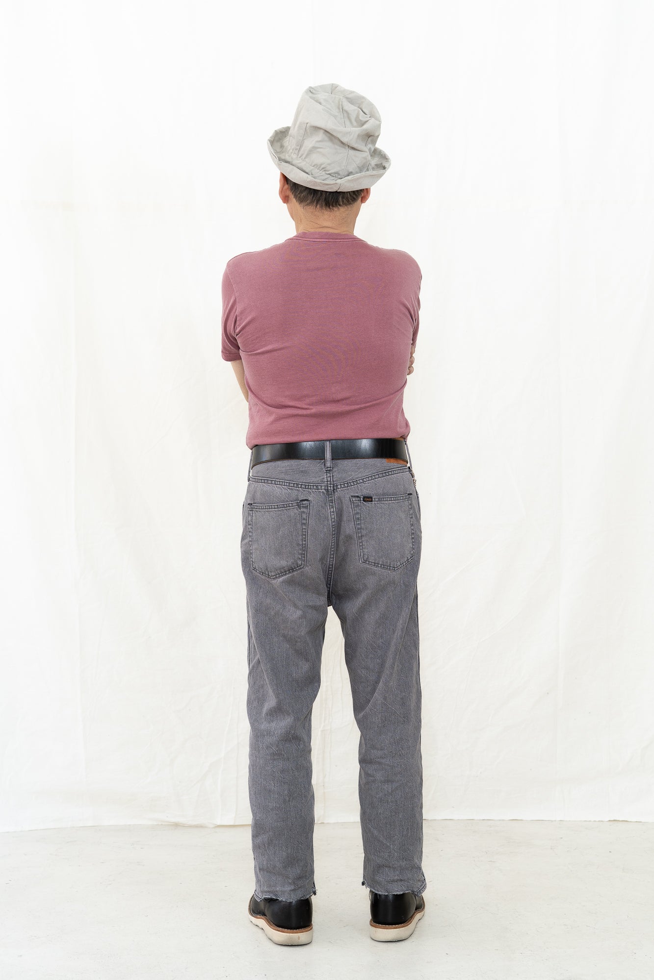 Chimala Pinkish Gray Wide Tapered Cut – AB FITS