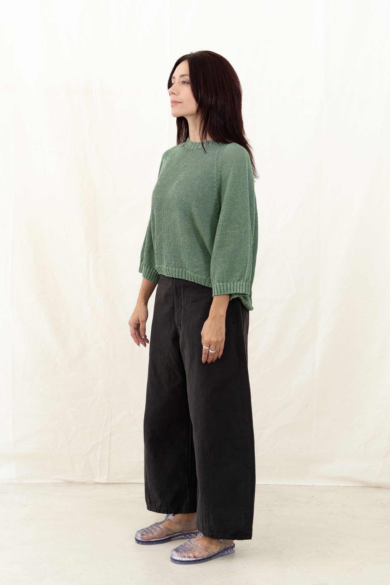 SARAHWEAR Linen Knit Pullover