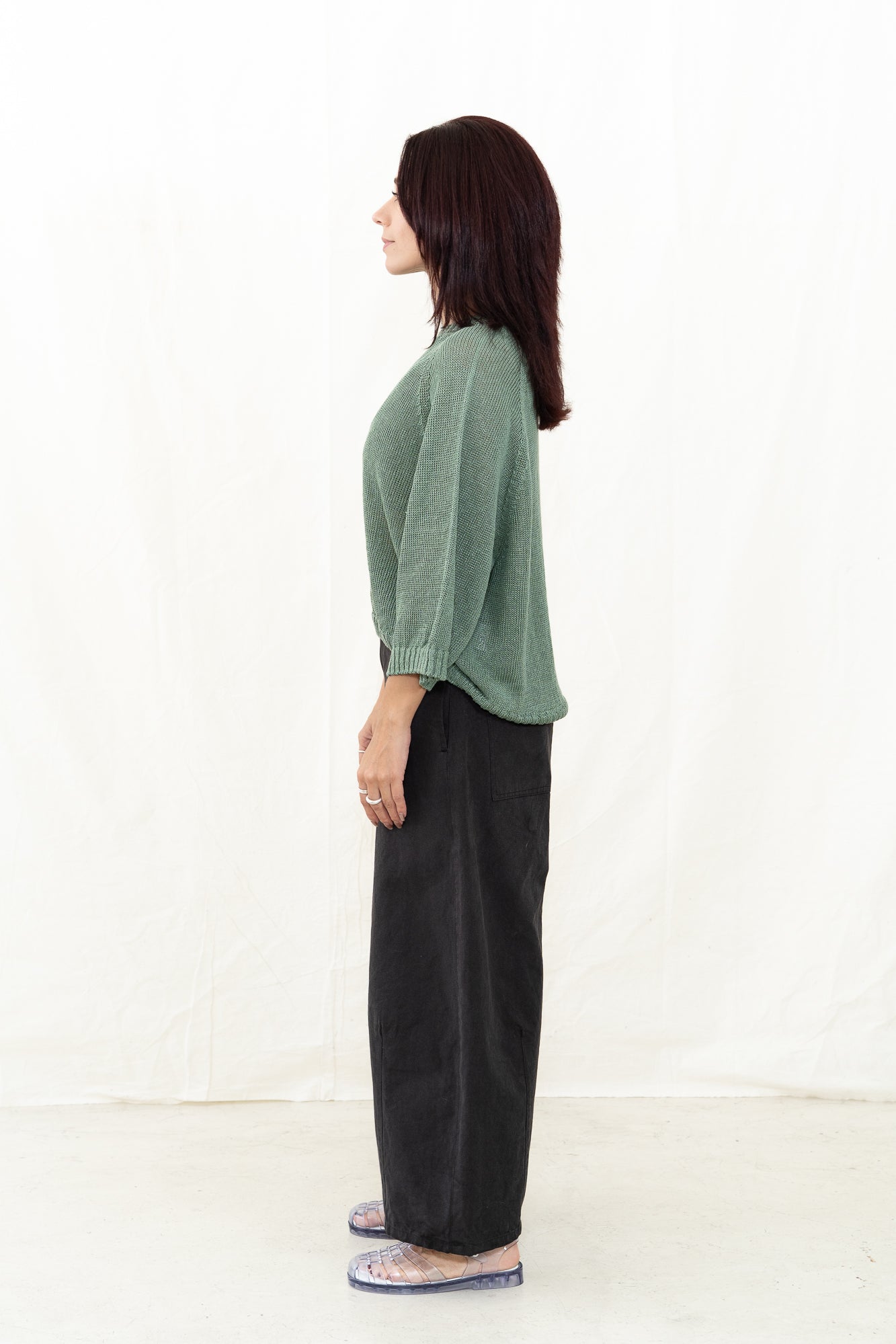 SARAHWEAR Linen Knit Pullover
