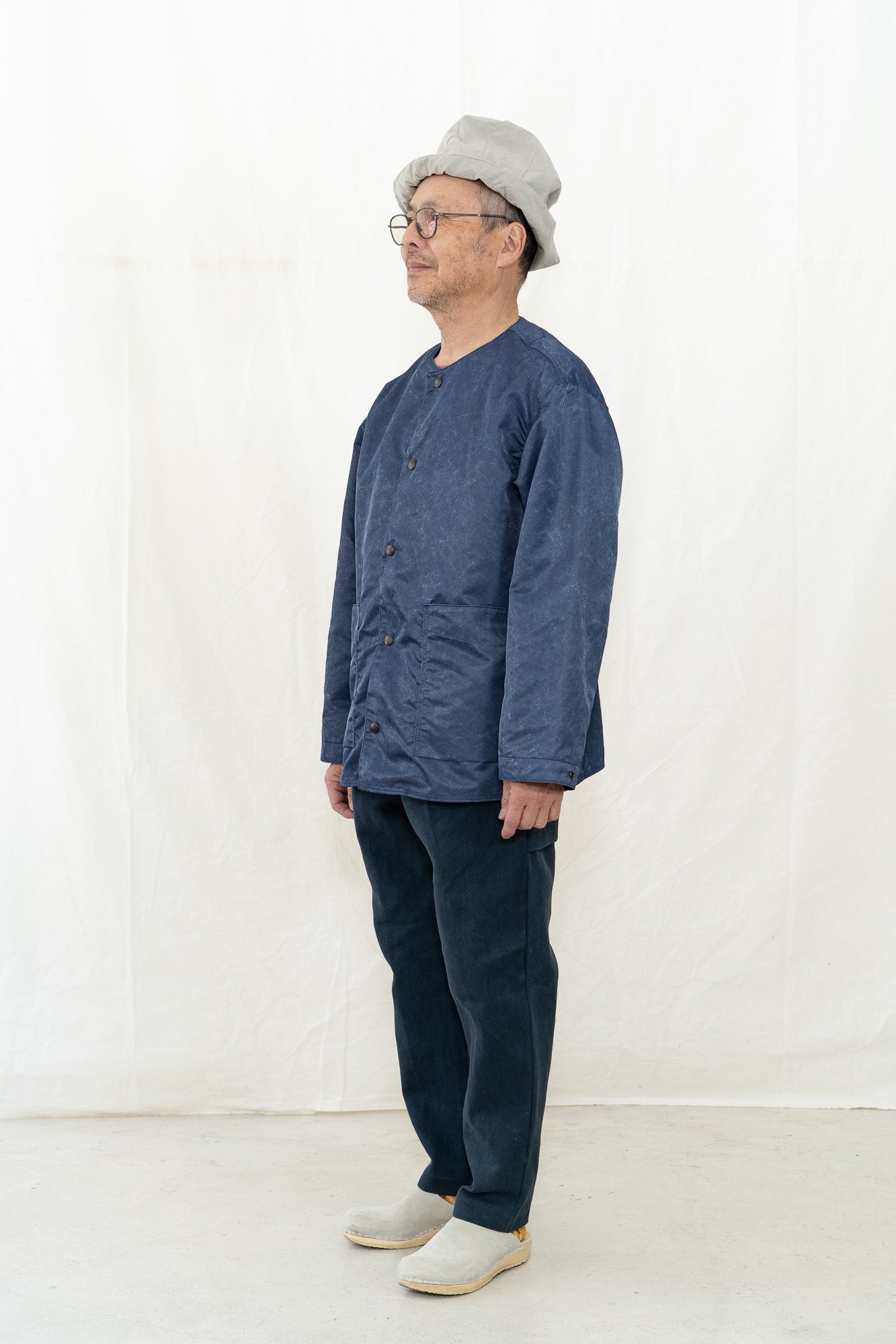 JACKMAN Pigment Collarless Jacket