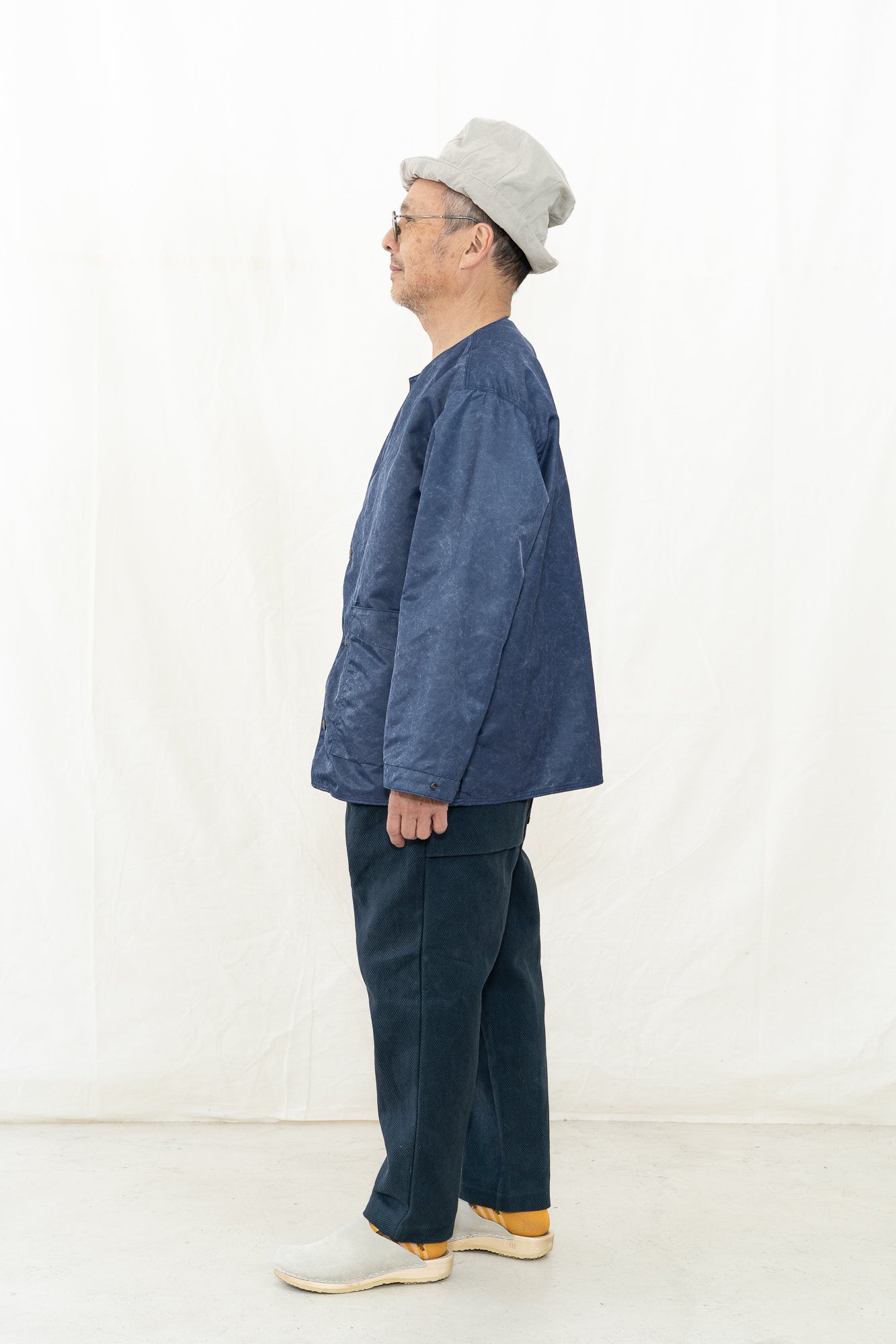 JACKMAN Pigment Collarless Jacket