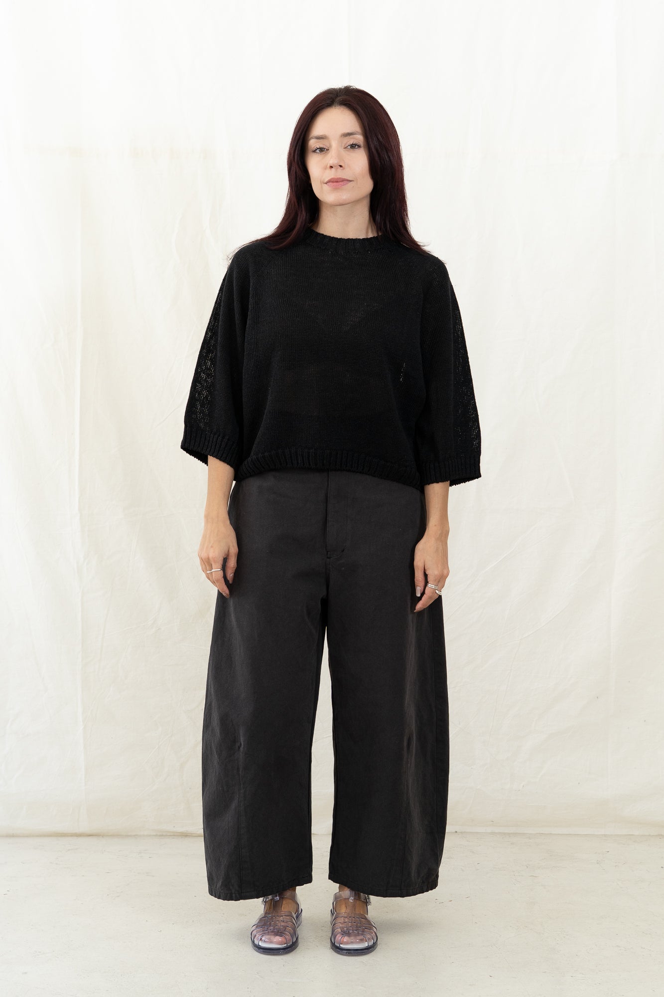 SARAHWEAR Linen Knit Pullover