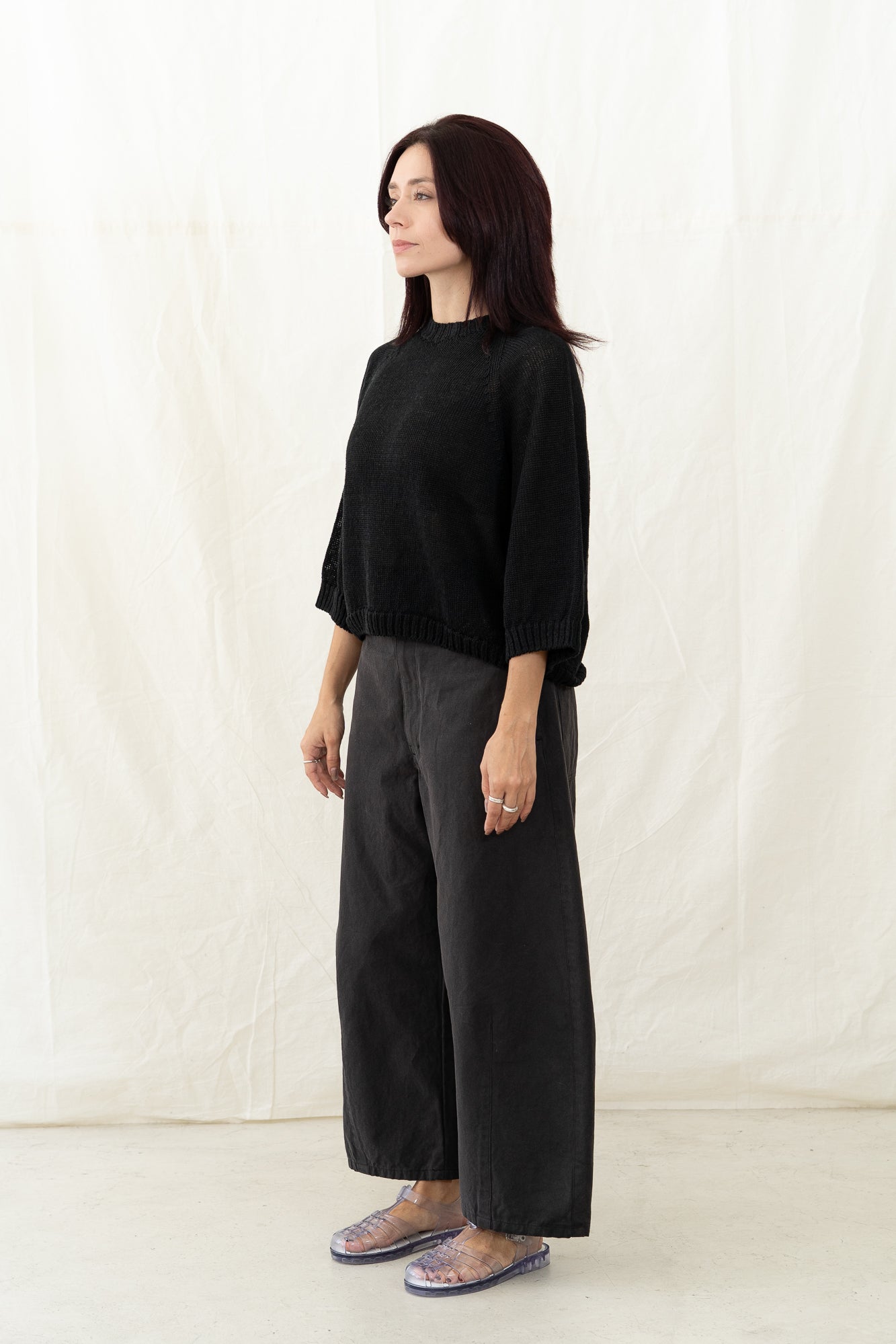 SARAHWEAR Linen Knit Pullover