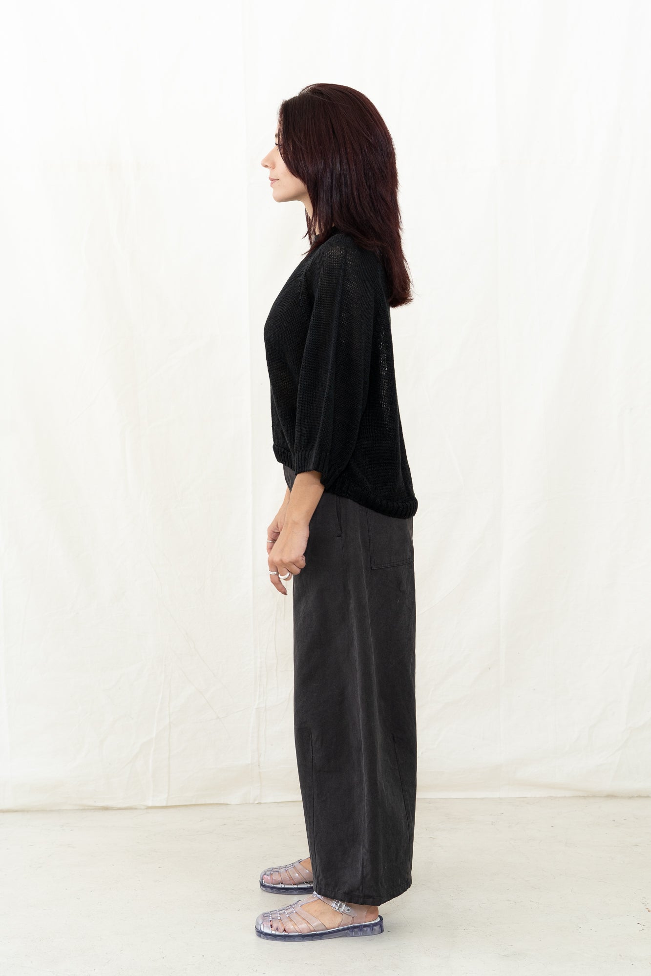 SARAHWEAR Linen Knit Pullover