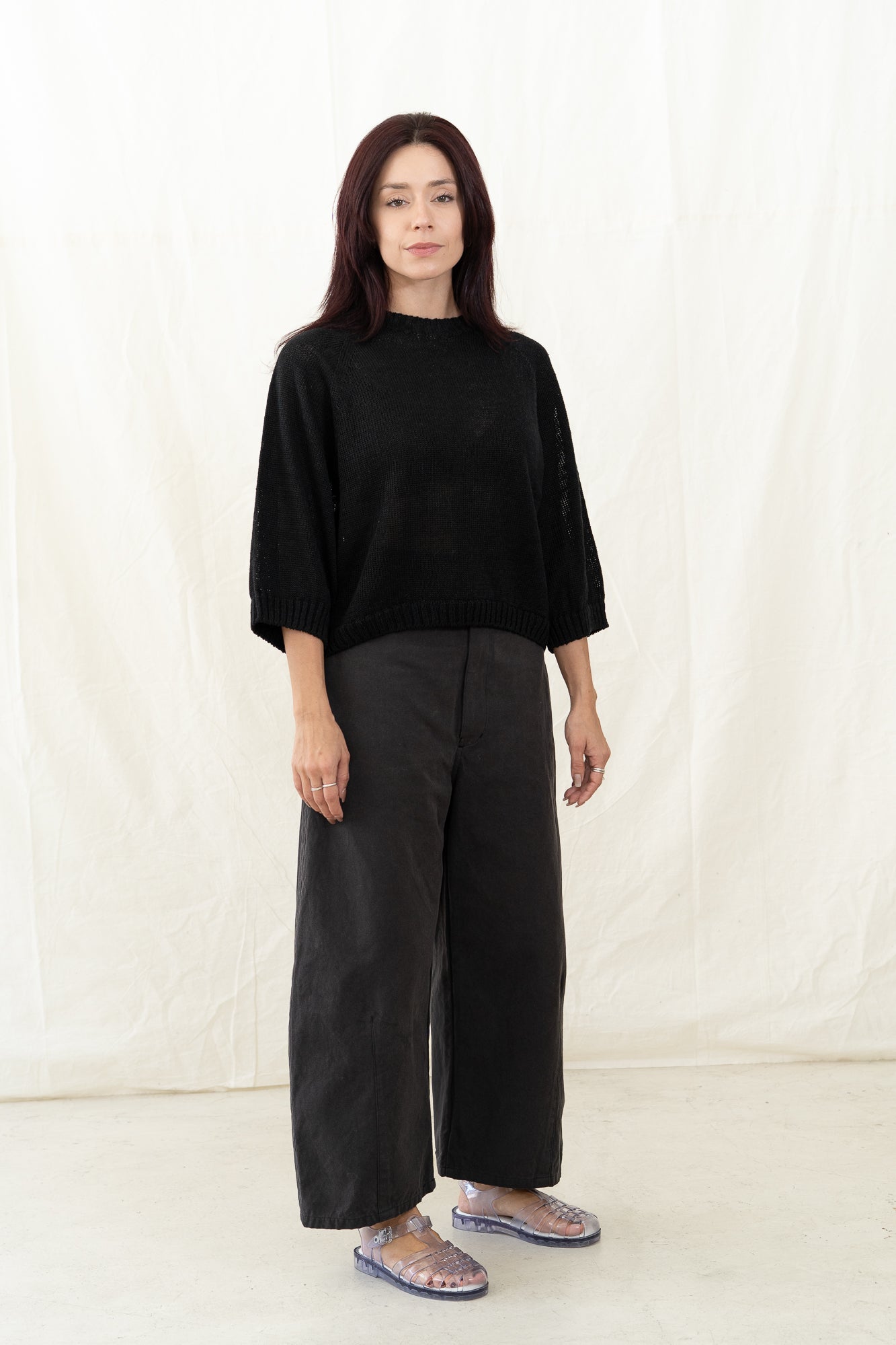 SARAHWEAR Linen Knit Pullover