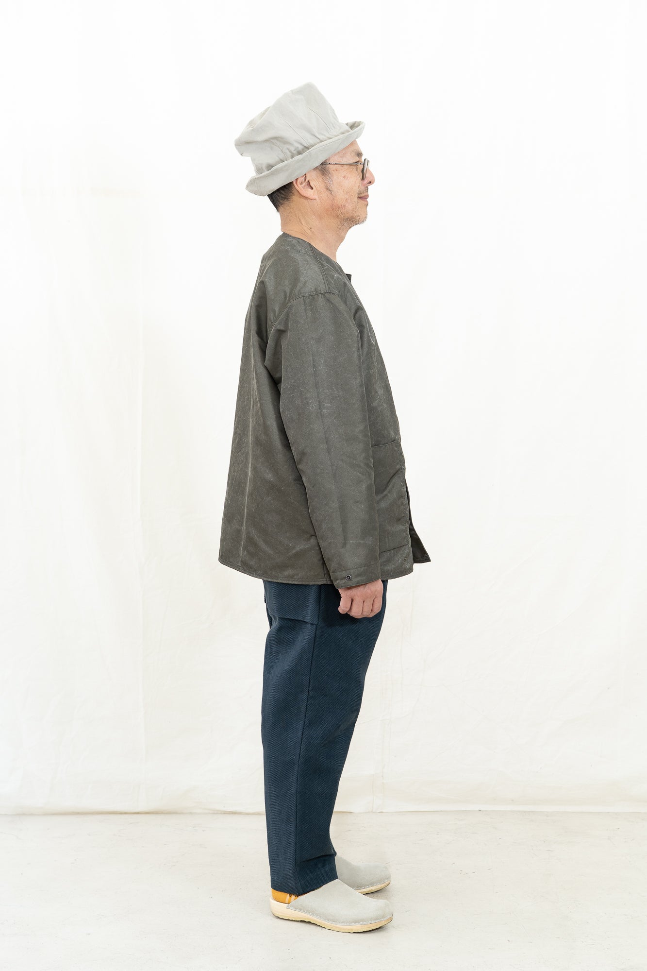 JACKMAN Pigment Collarless Jacket