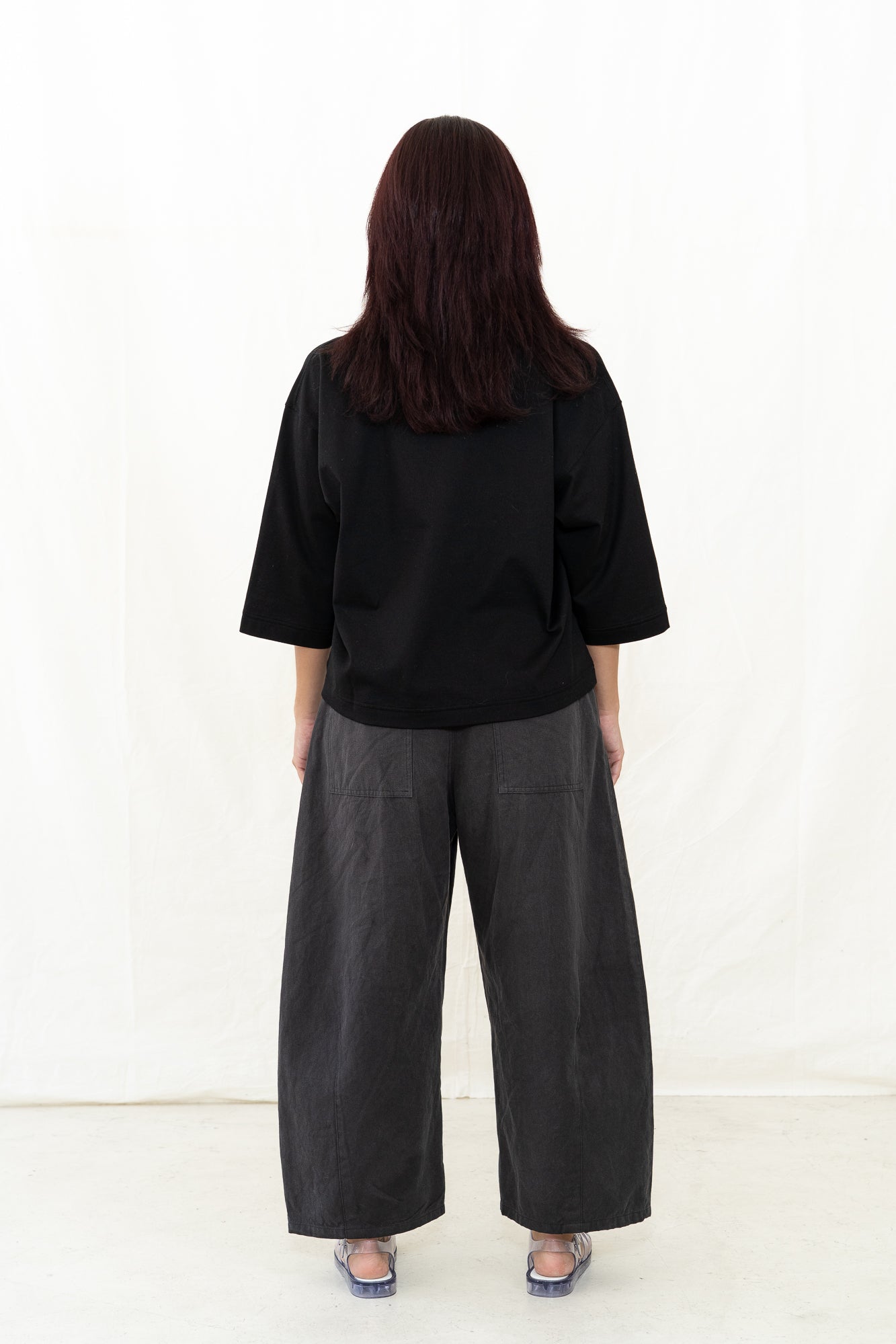 SARAHWEAR Stella Black Jersey Shirt
