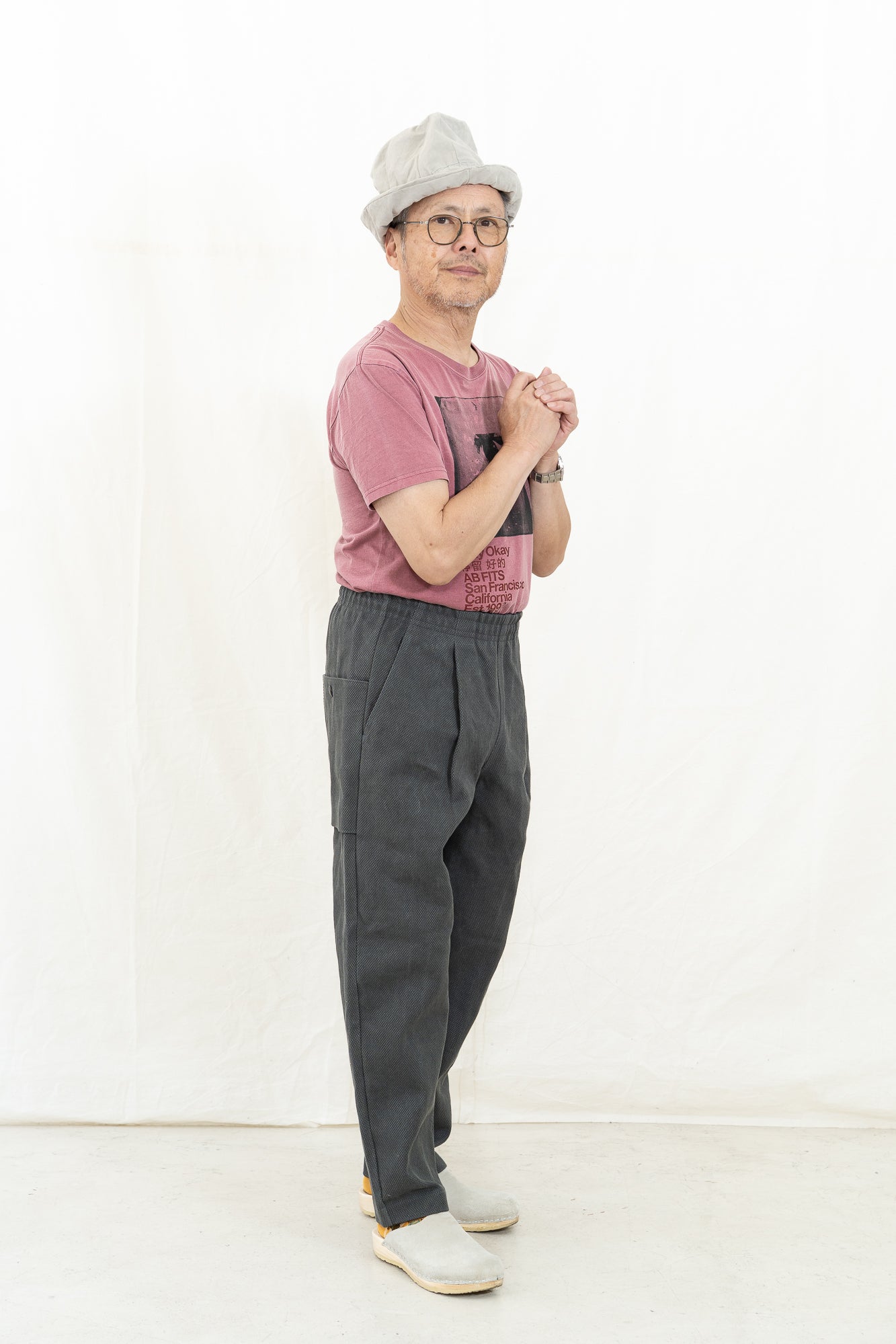 ARCHI アーキ / 8oz NEPDENIM HOOK PANTS Jackman Sashiko Umps Pants – AB FITS