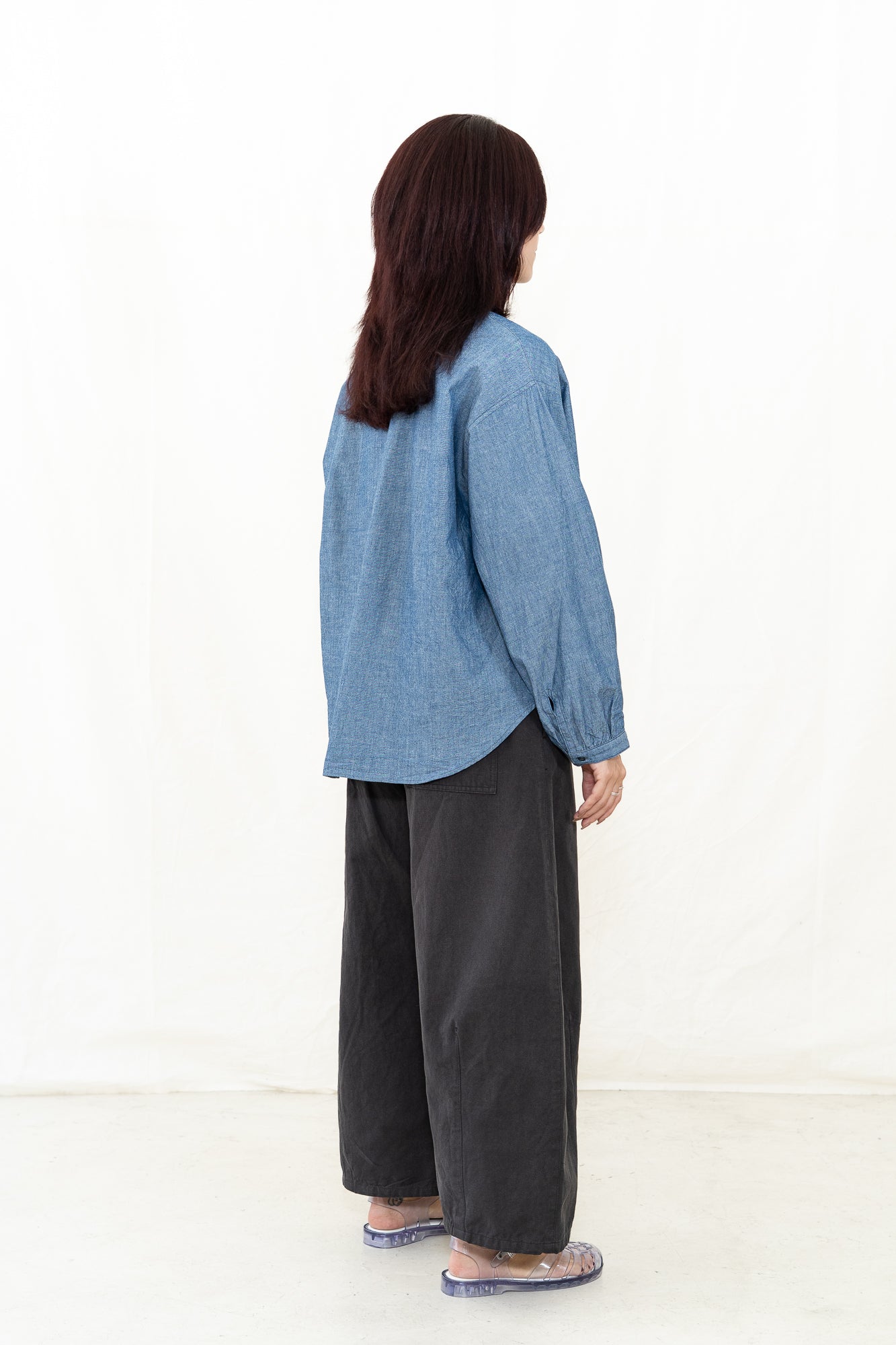 SARAHWEAR Indigo Dungaree Shirt