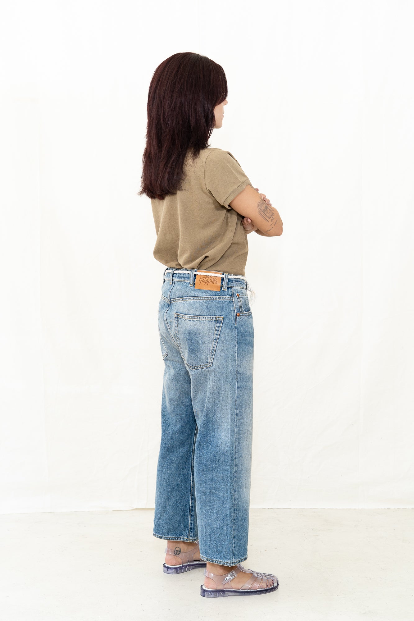 PEPPINO Type 96 50s Selvedge Culotte - Lt Blue