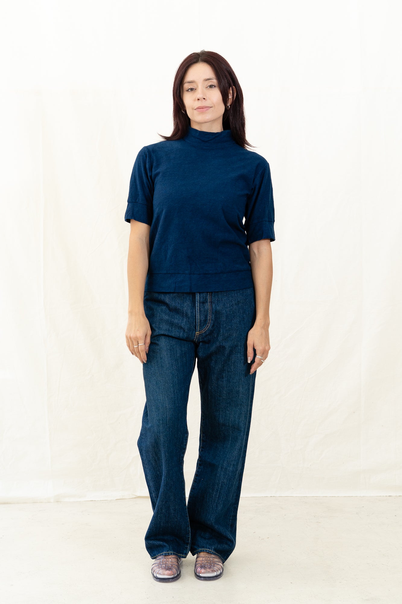 TEZOMEYA Hi-Neck T-Shirt