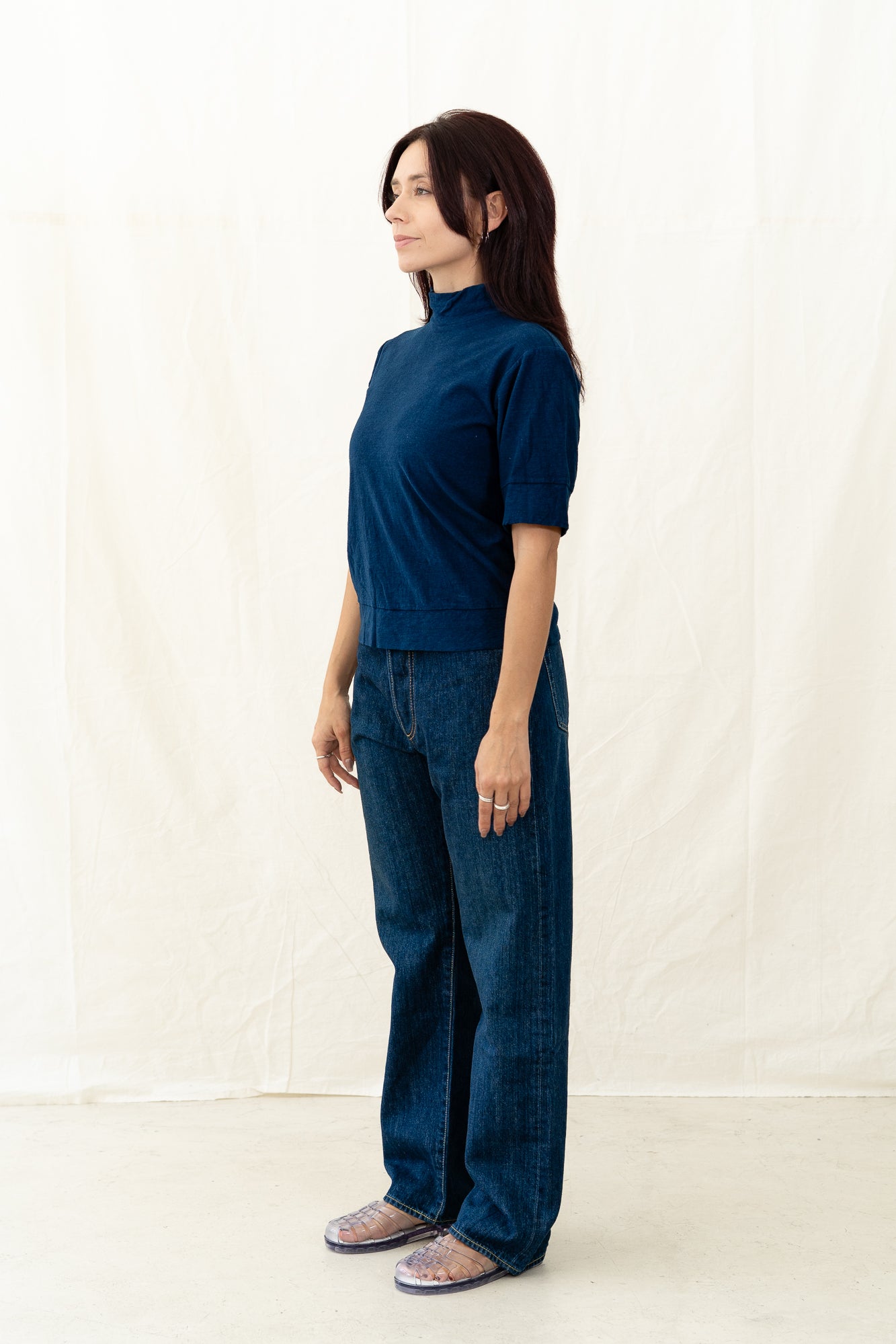TEZOMEYA Hi-Neck T-Shirt