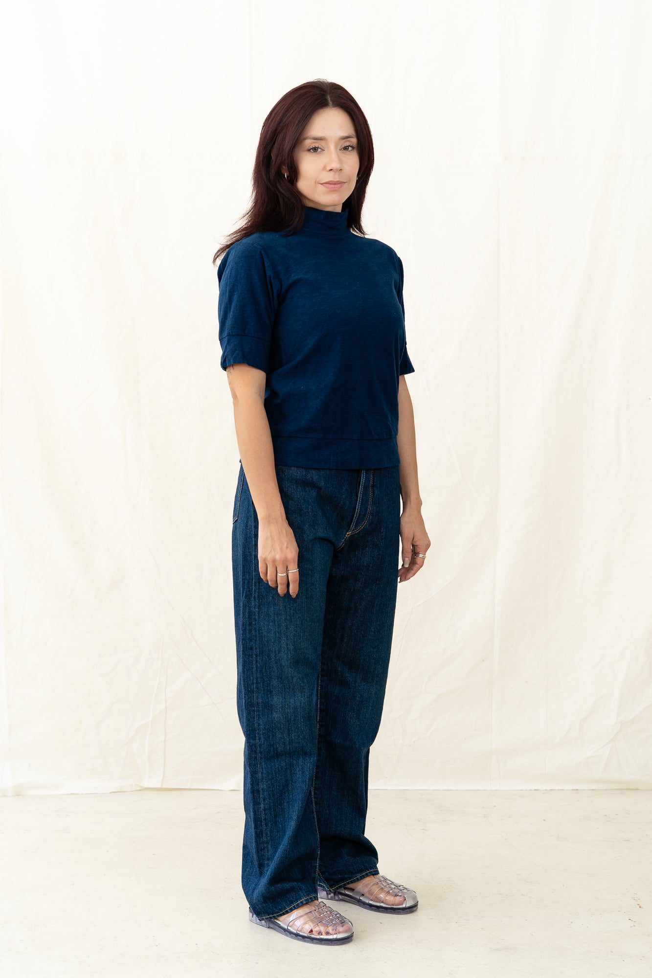 TEZOMEYA Hi-Neck T-Shirt